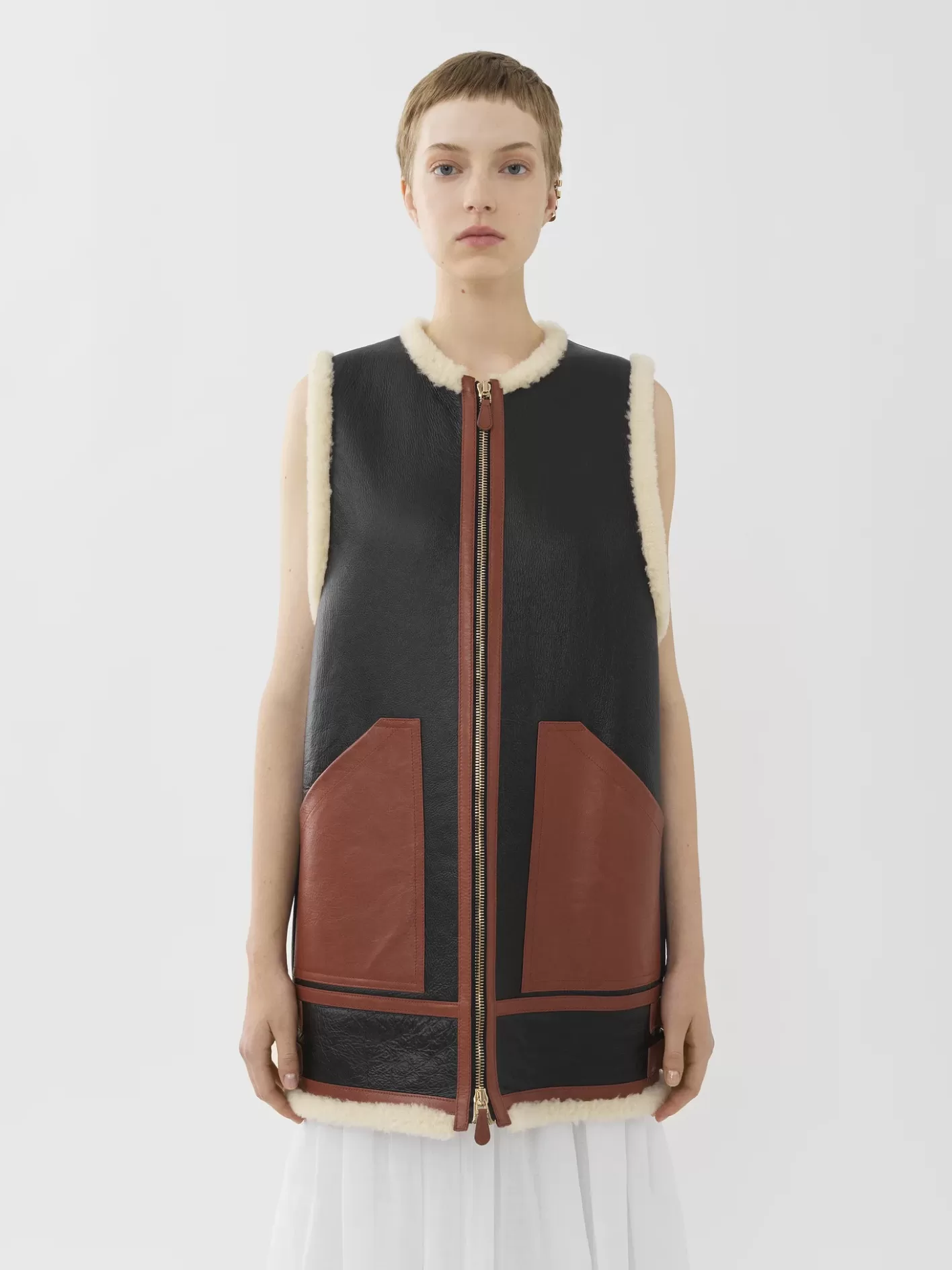 Online Chloé Aviator Gilet