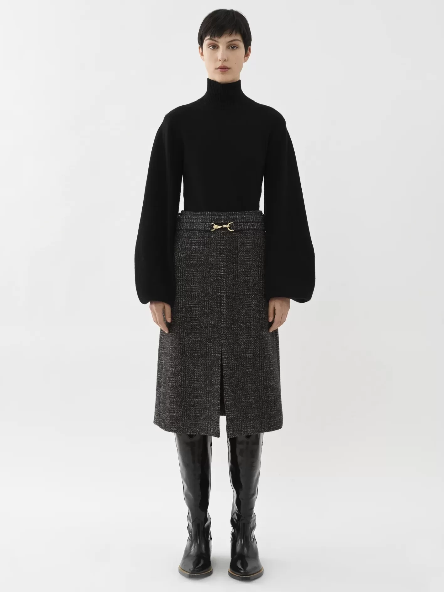 Outlet Chloé Balloon-Sleeve Turtleneck Jumper