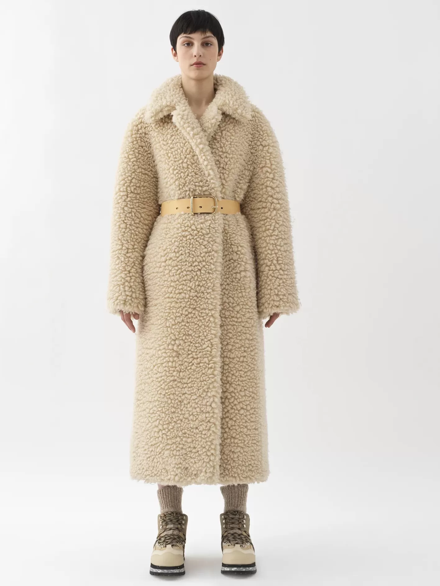 Sale Chloé Belted Cocoon Coat