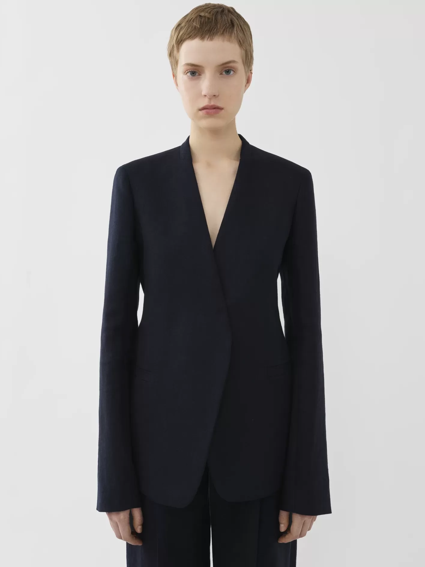 Sale Chloé Buttonless Tailored Jacket