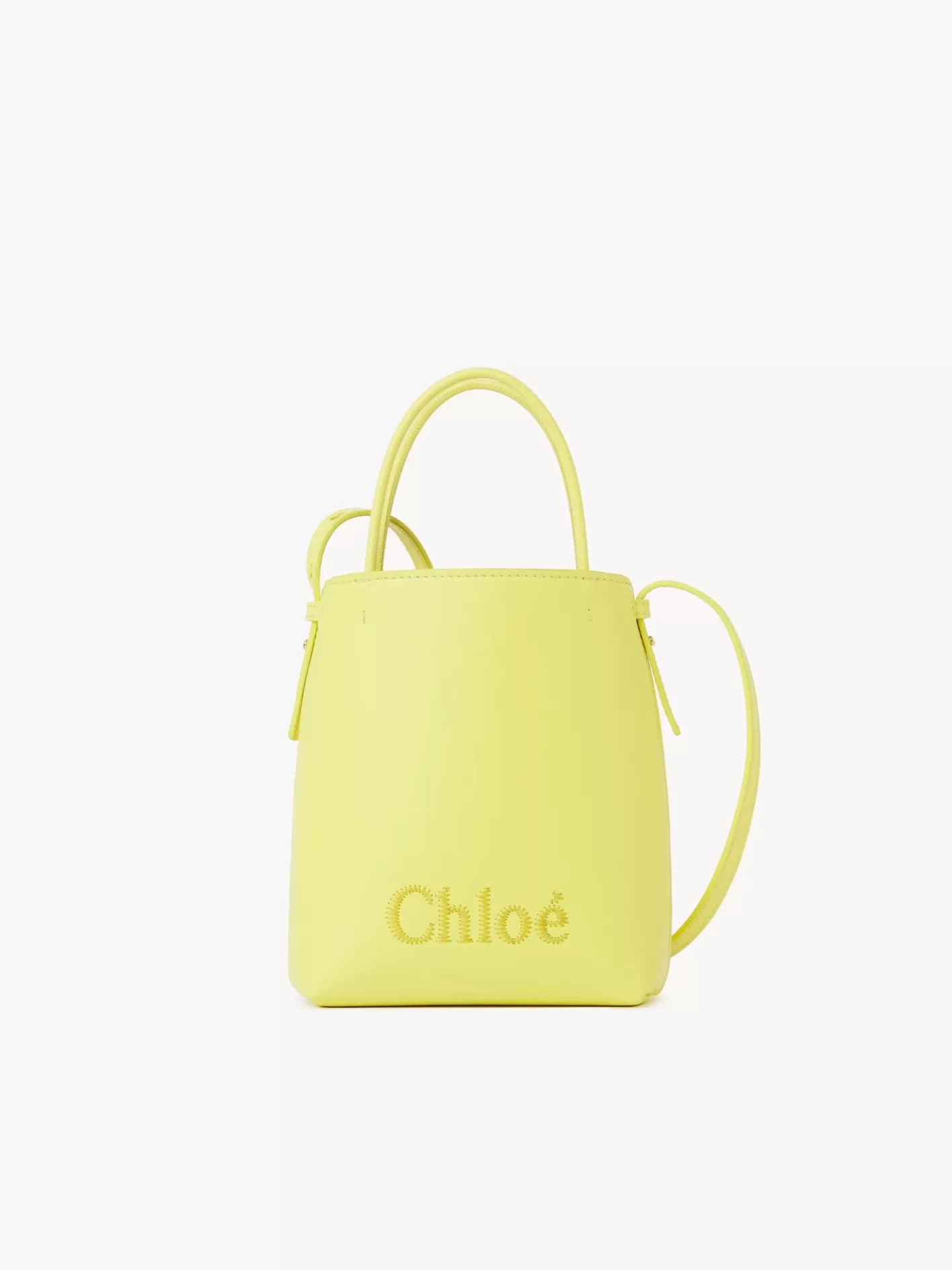 Shop Chloé Chloe Sense Micro Tote Bag