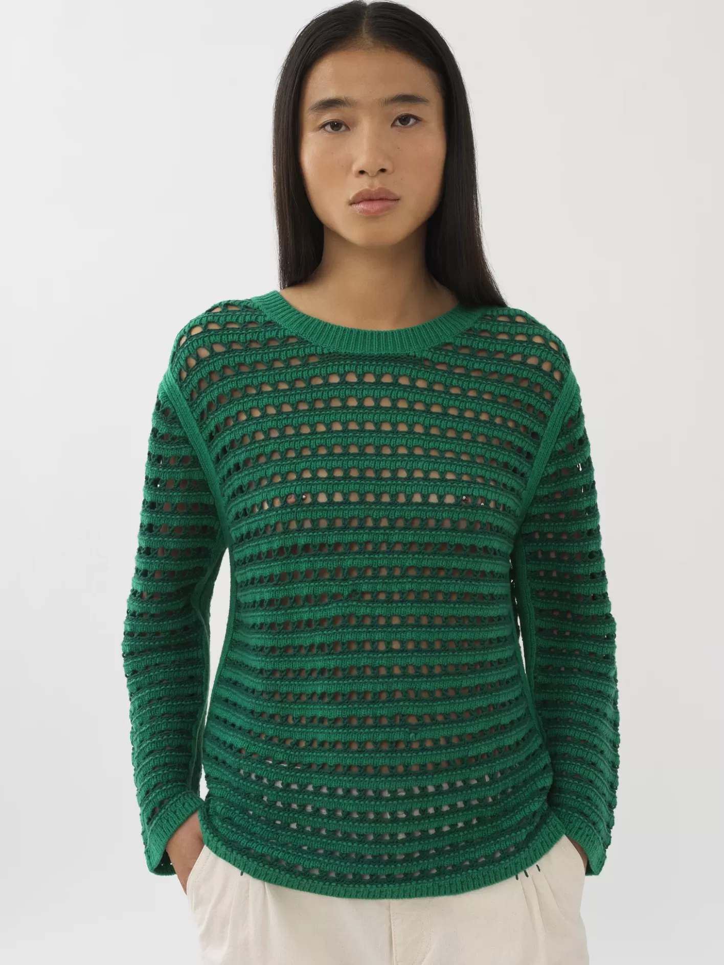 Cheap Chloé Chunky Crochet Sweater