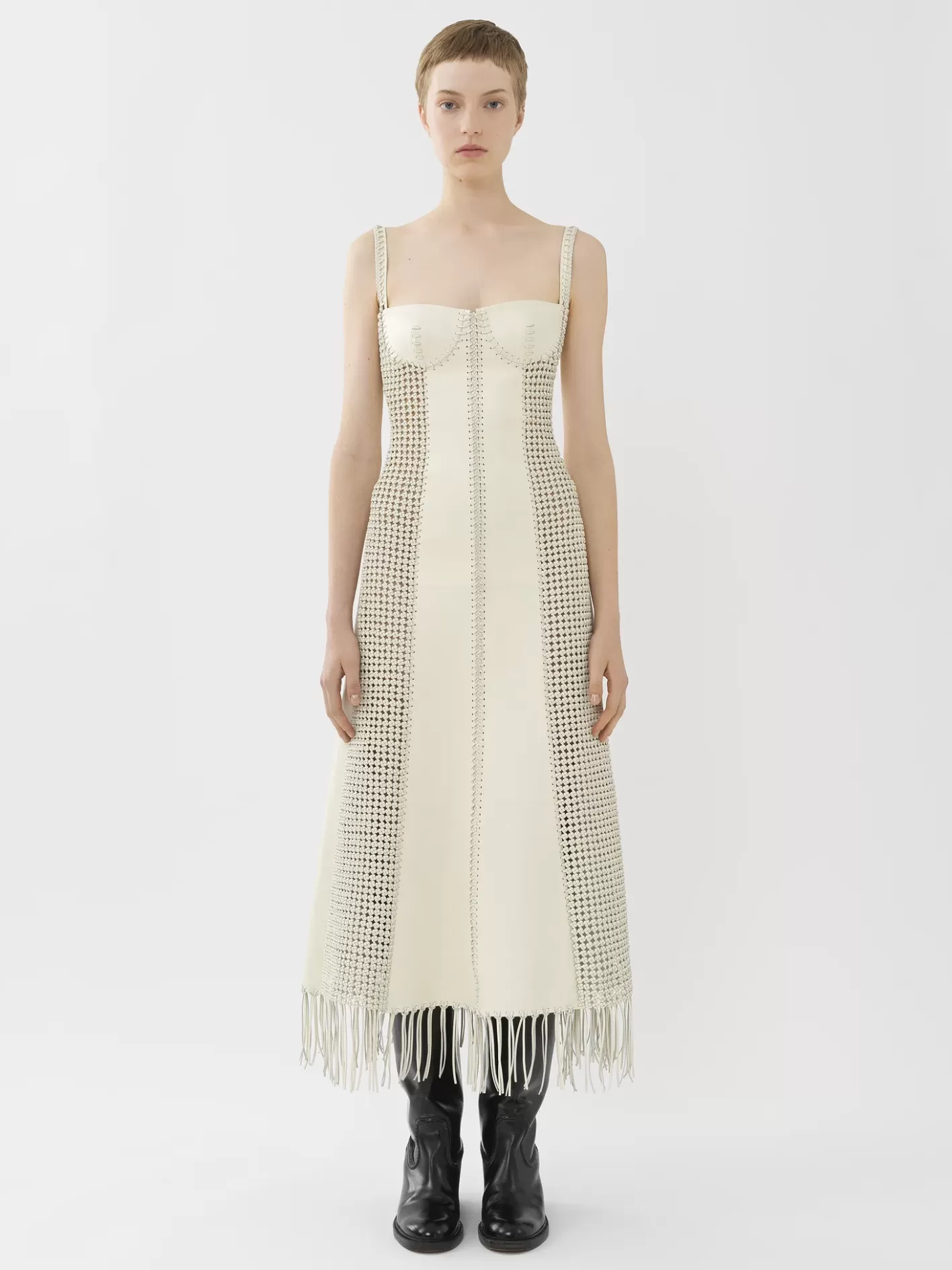 Best Sale Chloé Corset Mid-Length Dress