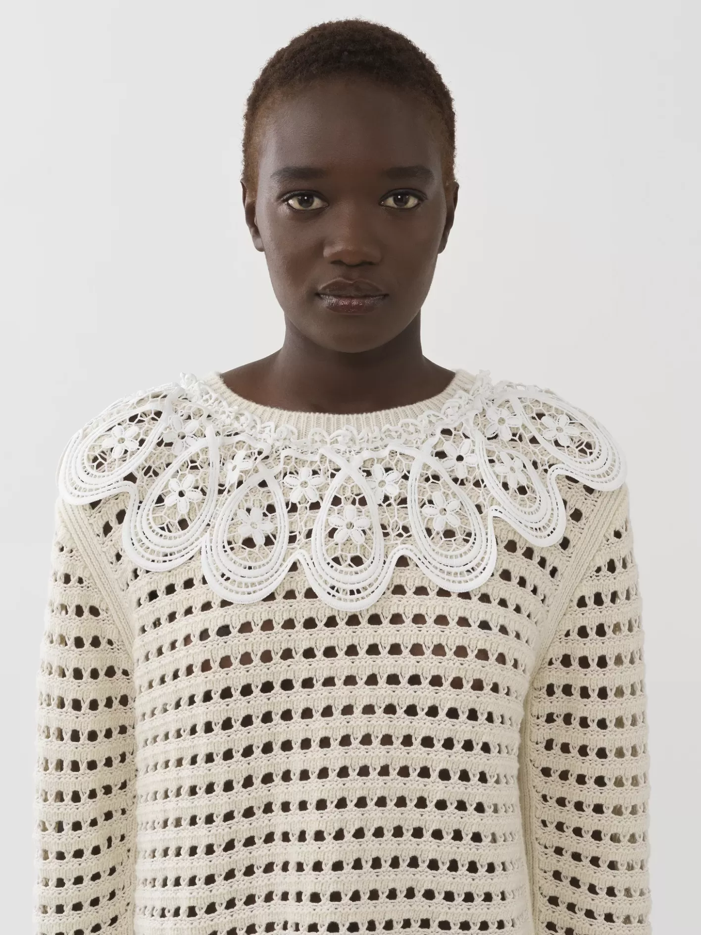 Online Chloé Crochet Sweater