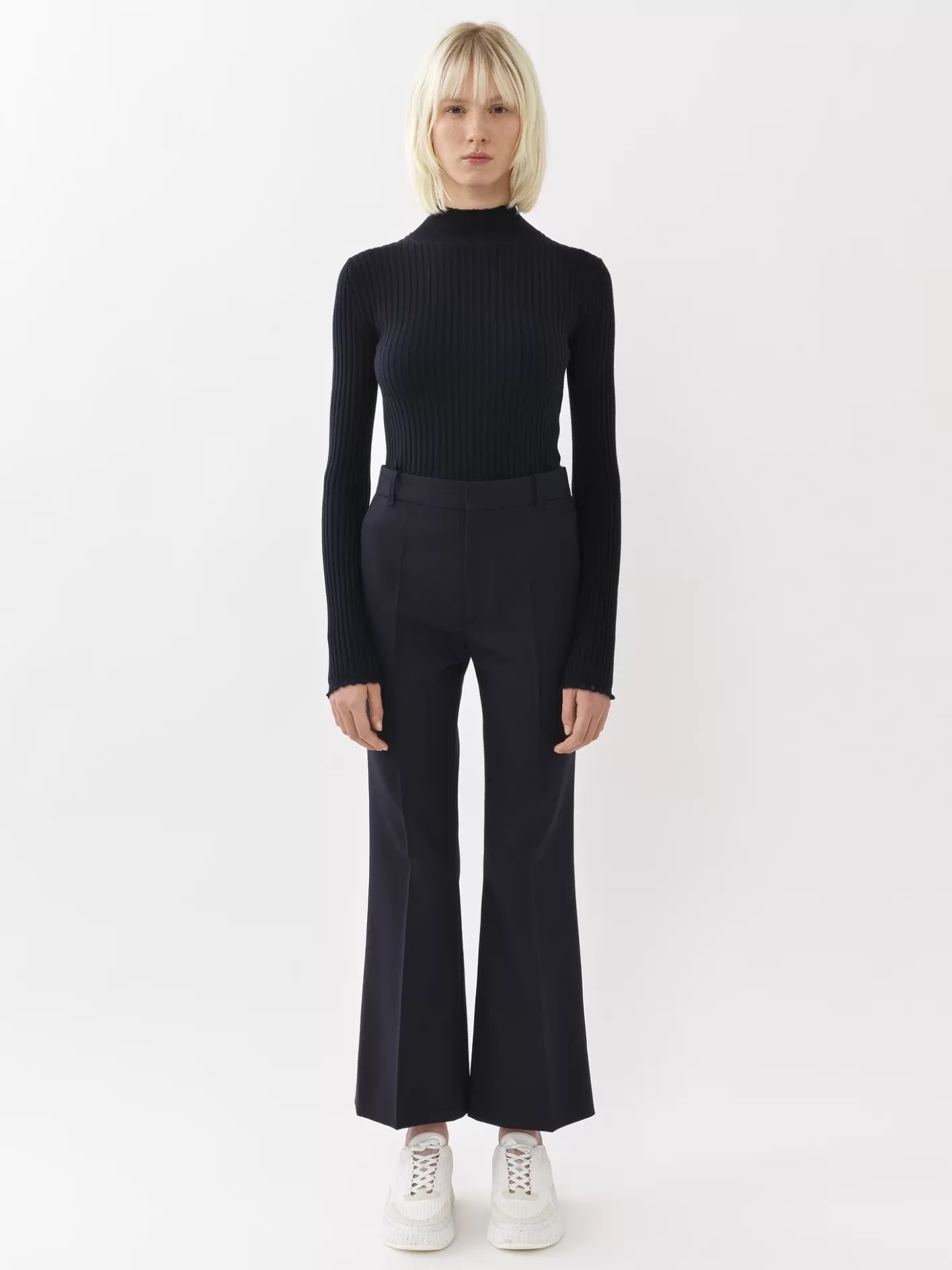 Flash Sale Chloé Cropped Bootcut Trousers