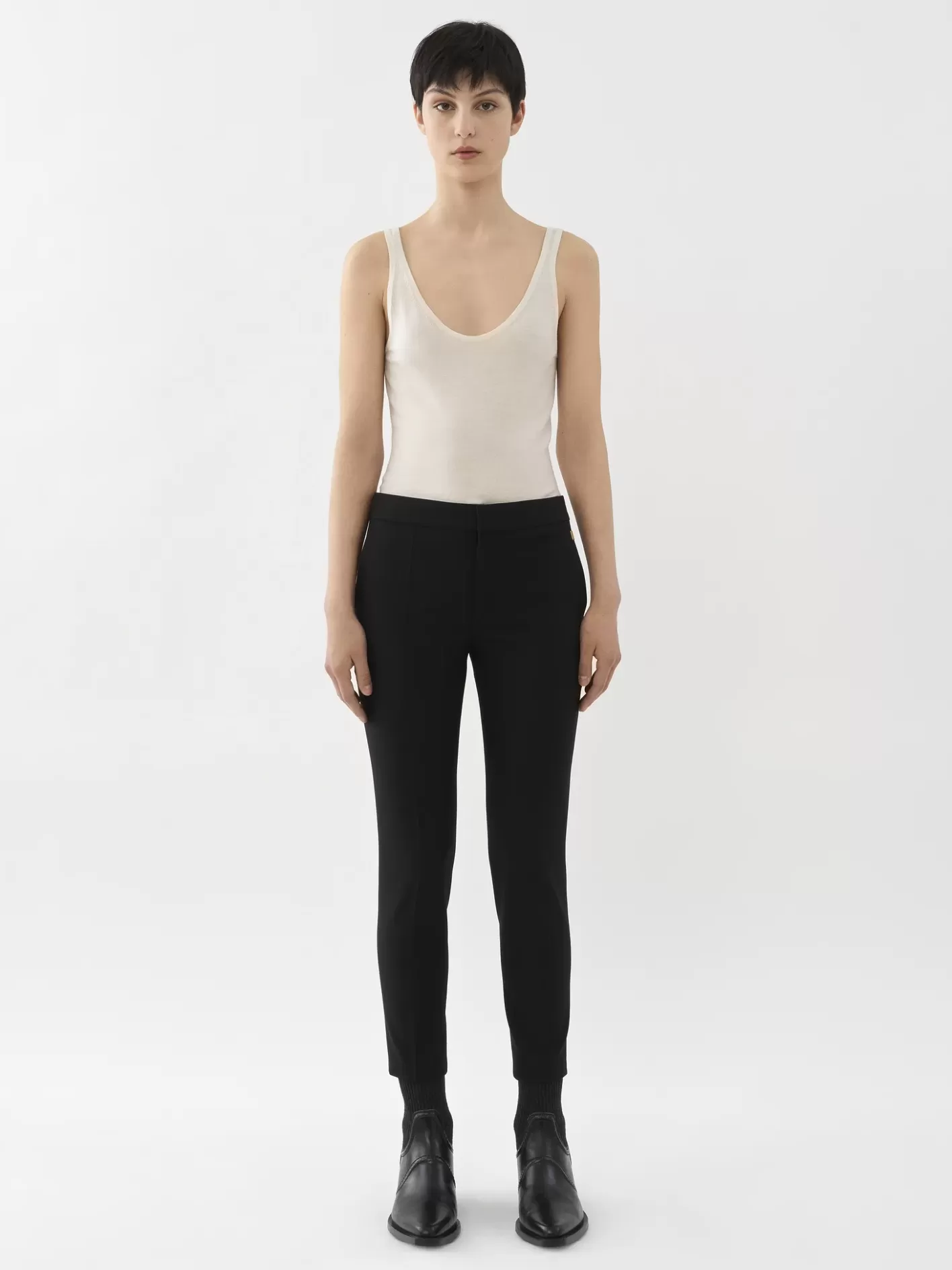 Discount Chloé Cropped Cigarette Trousers