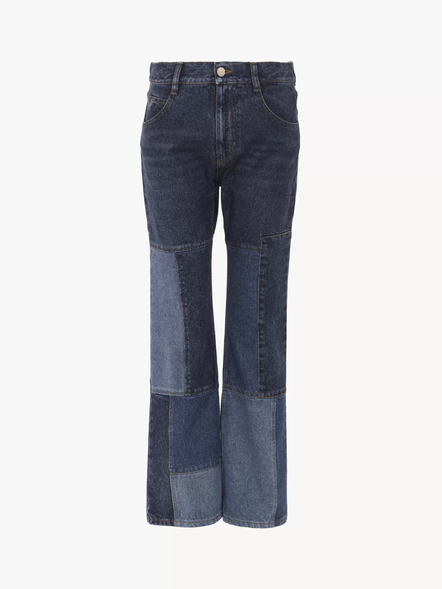 Shop Chloé Cropped Flared Jeans