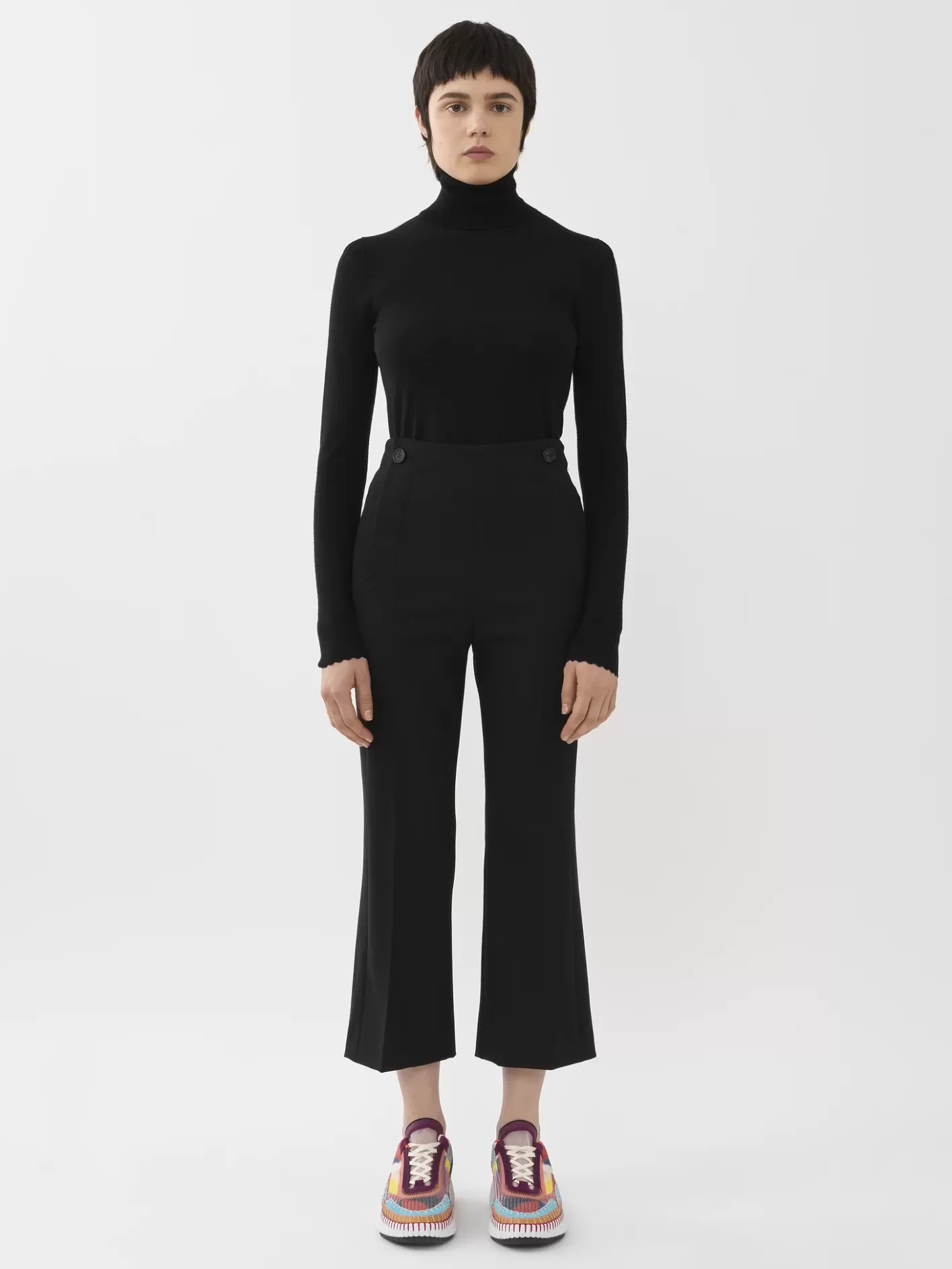 Online Chloé Cropped Sailor Trousers