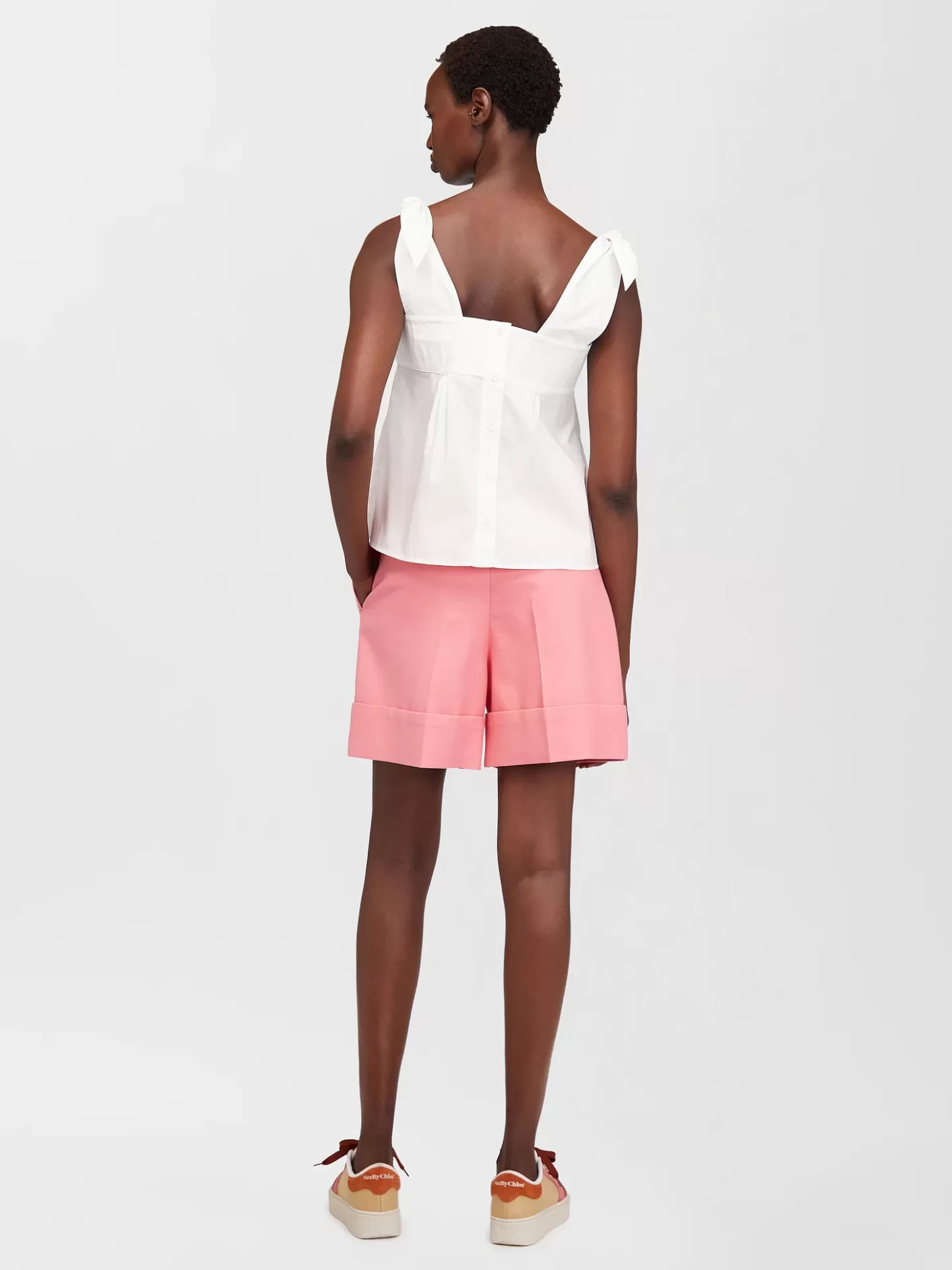 Sale Chloé Cuffed Bermuda Shorts