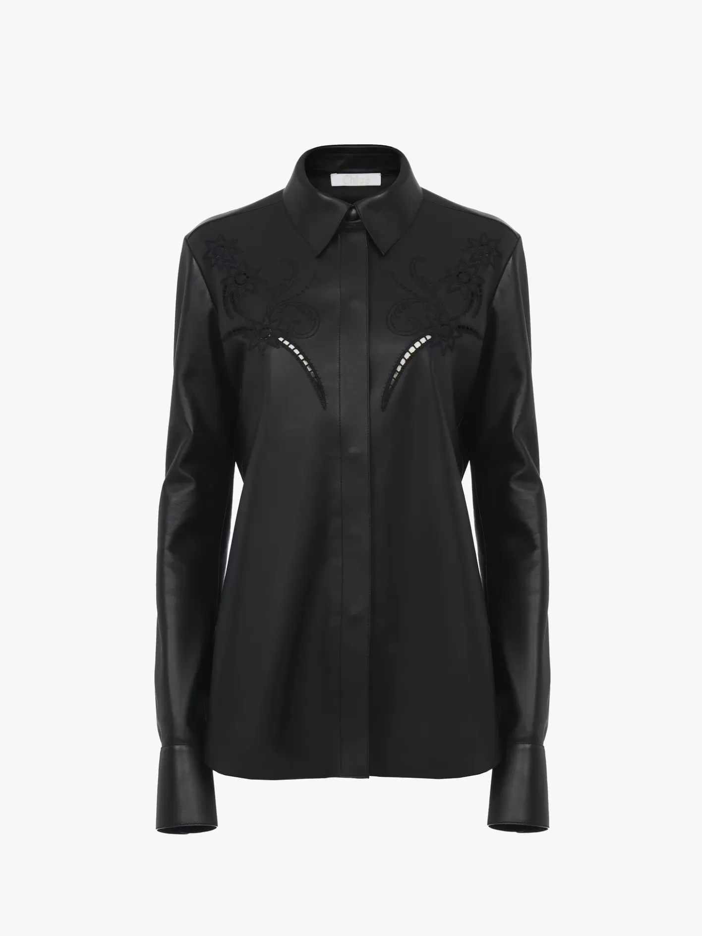 Cheap Chloé Embroidered Classic Shirt