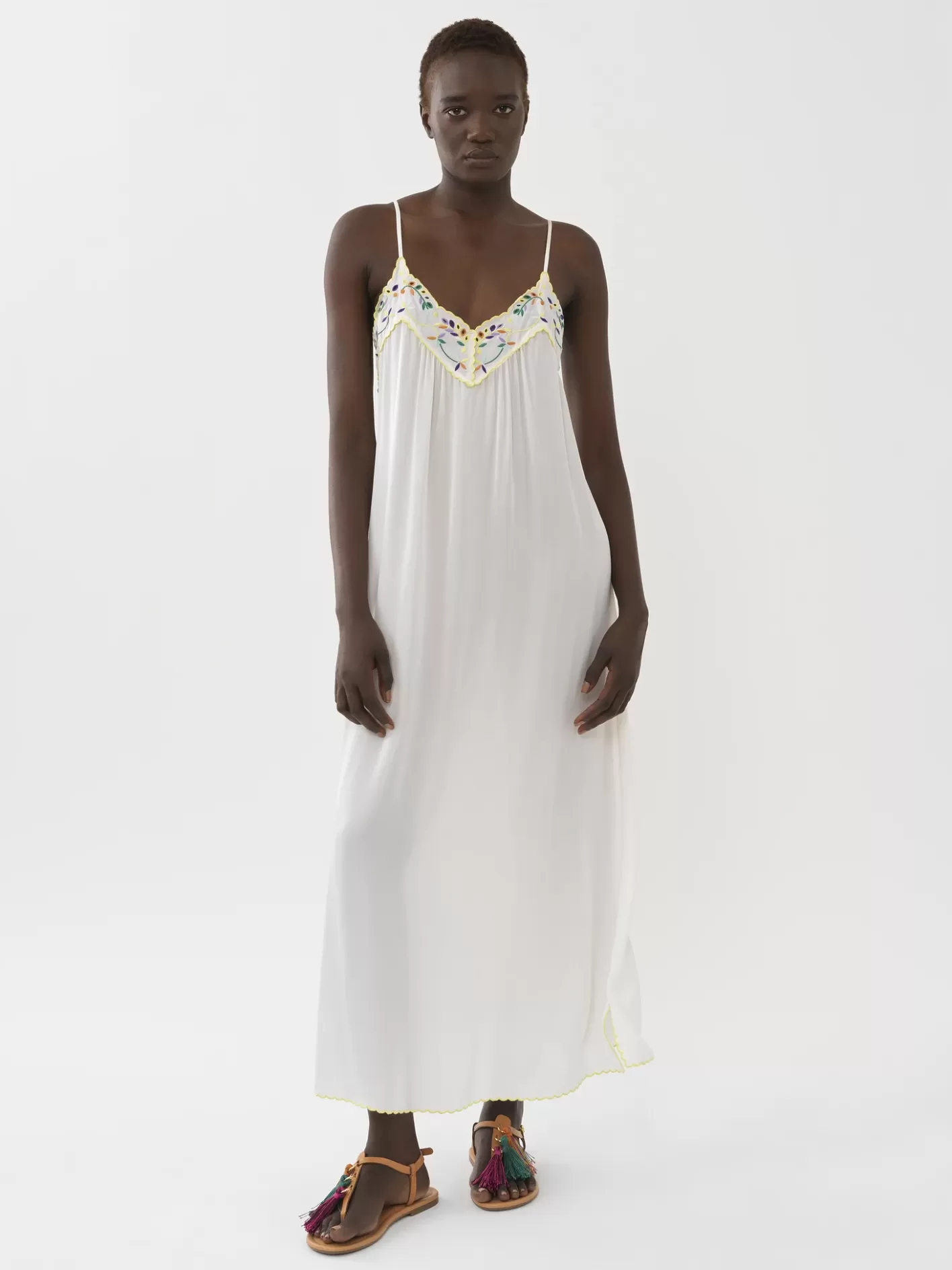 Online Chloé Embroidered Slip Dress