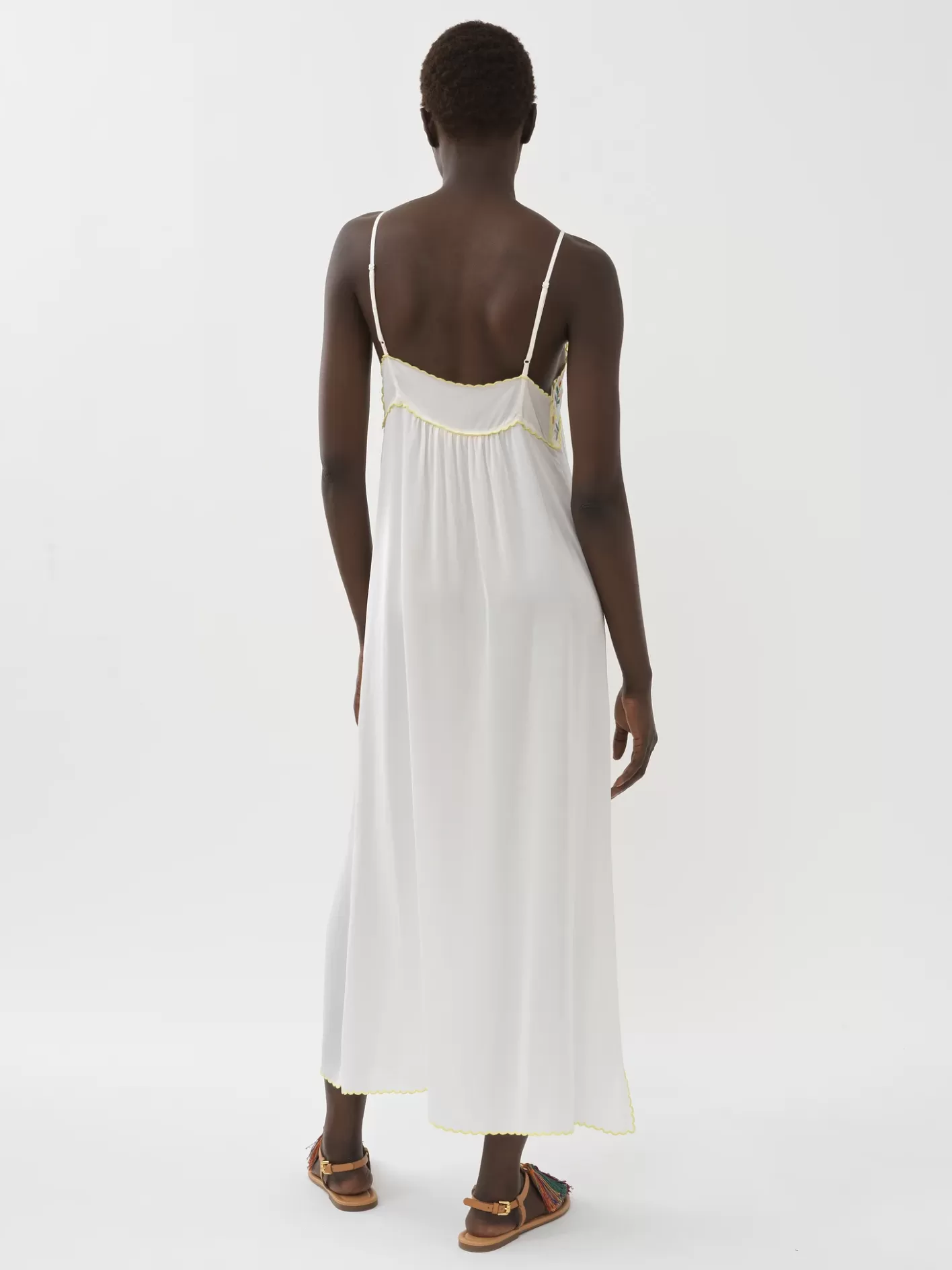 Online Chloé Embroidered Slip Dress