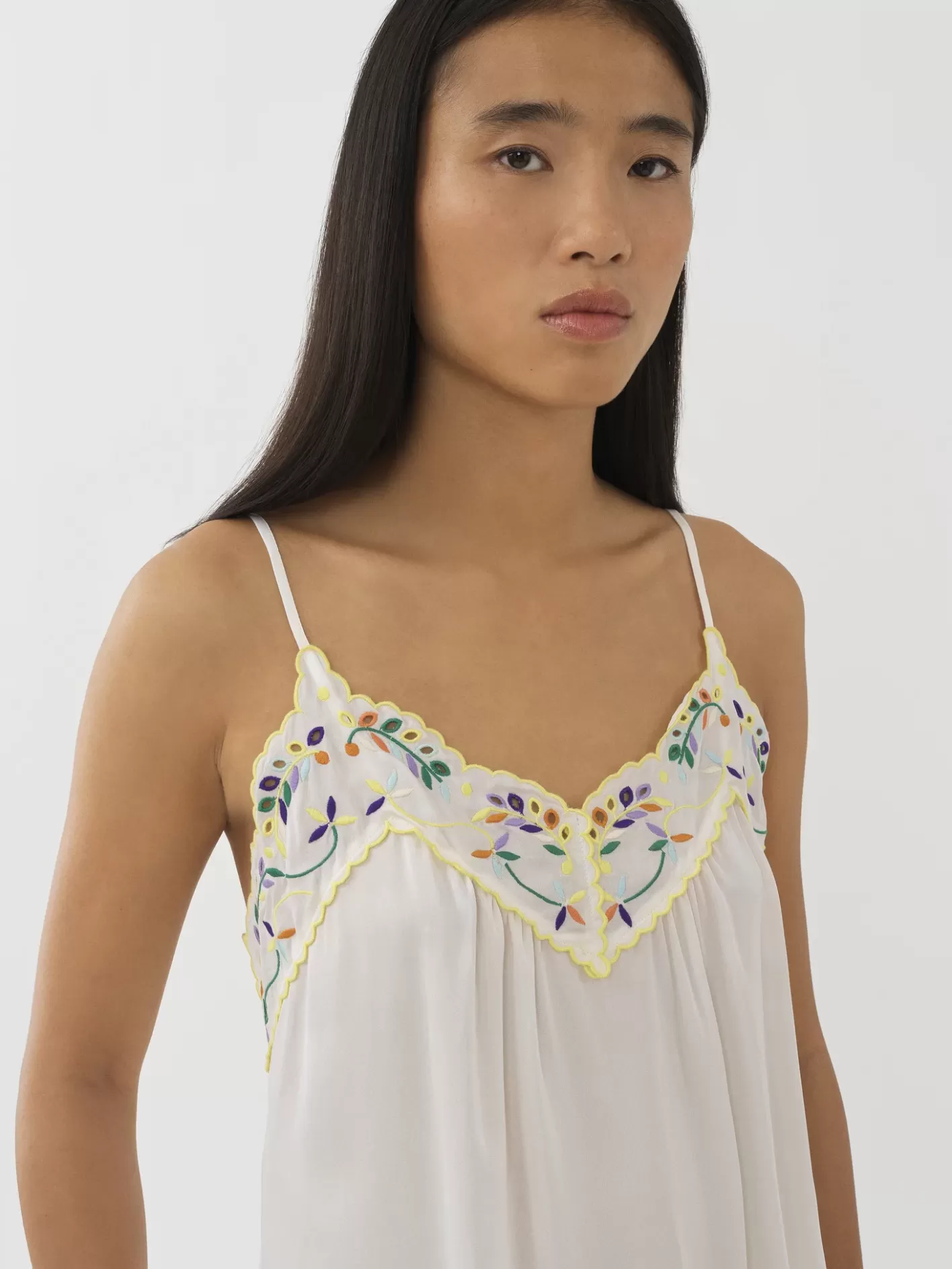 Cheap Chloé Embroidered Slip Top