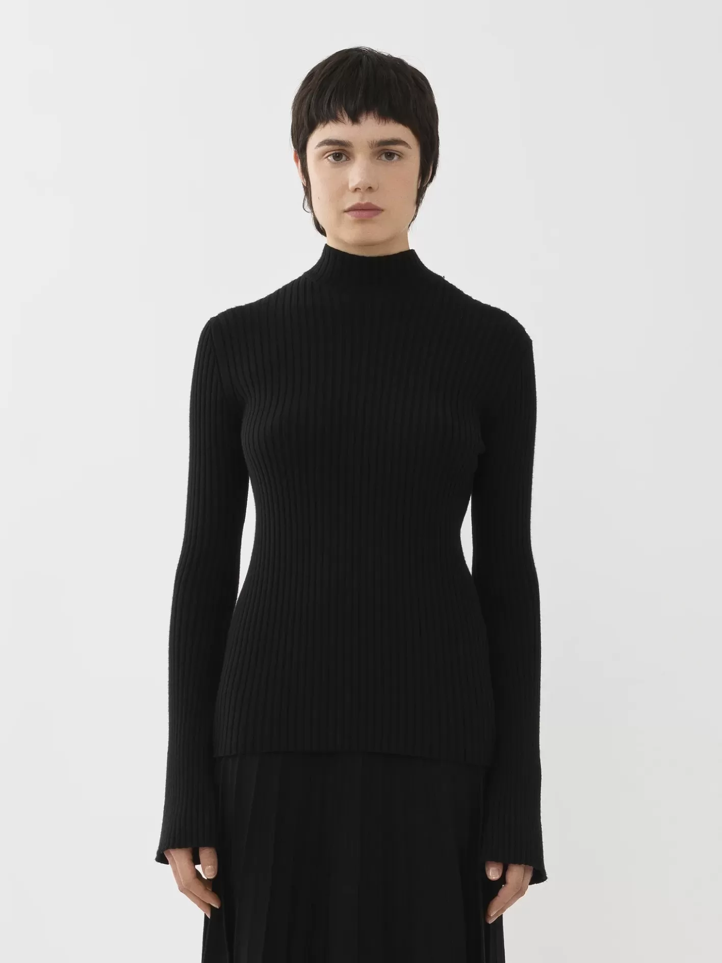 Clearance Chloé Fitted Mock-Neck Jumper