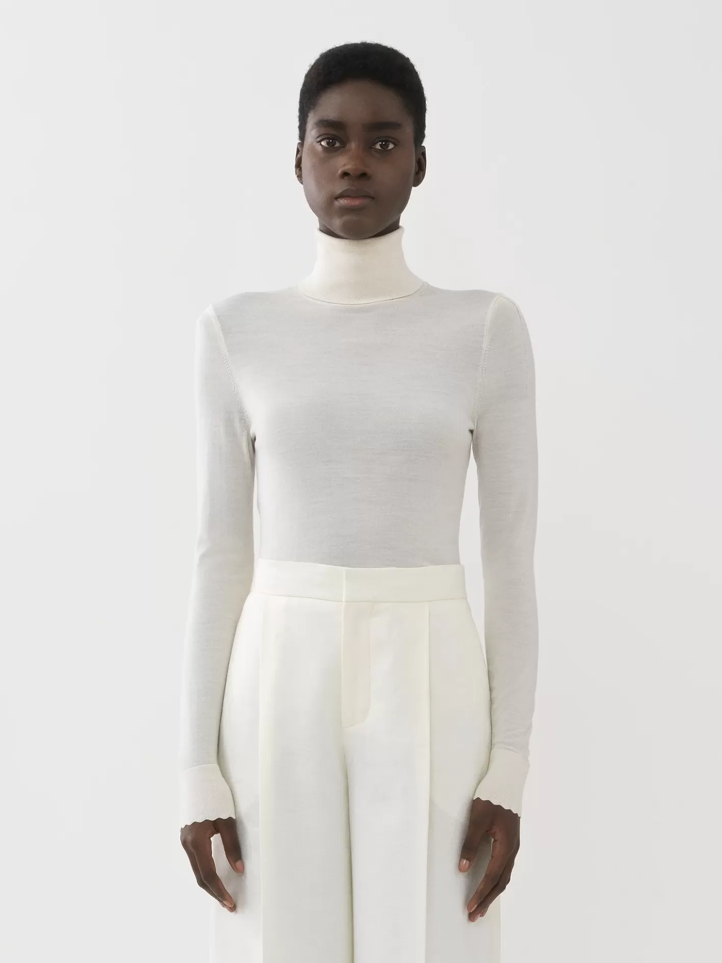 Fashion Chloé Fitted Turtleneck Jumper