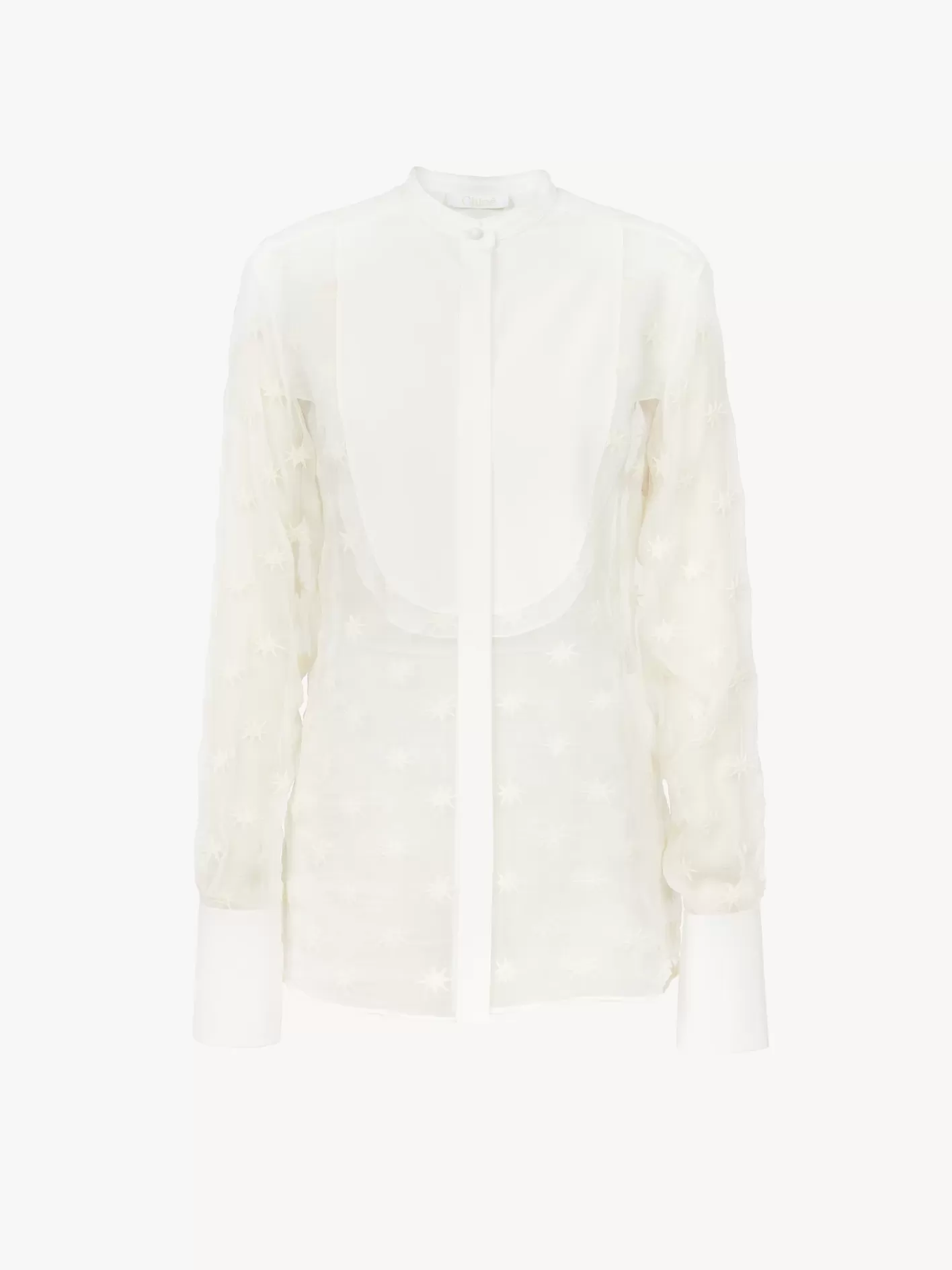 Store Chloé Flou Tuxedo Shirt