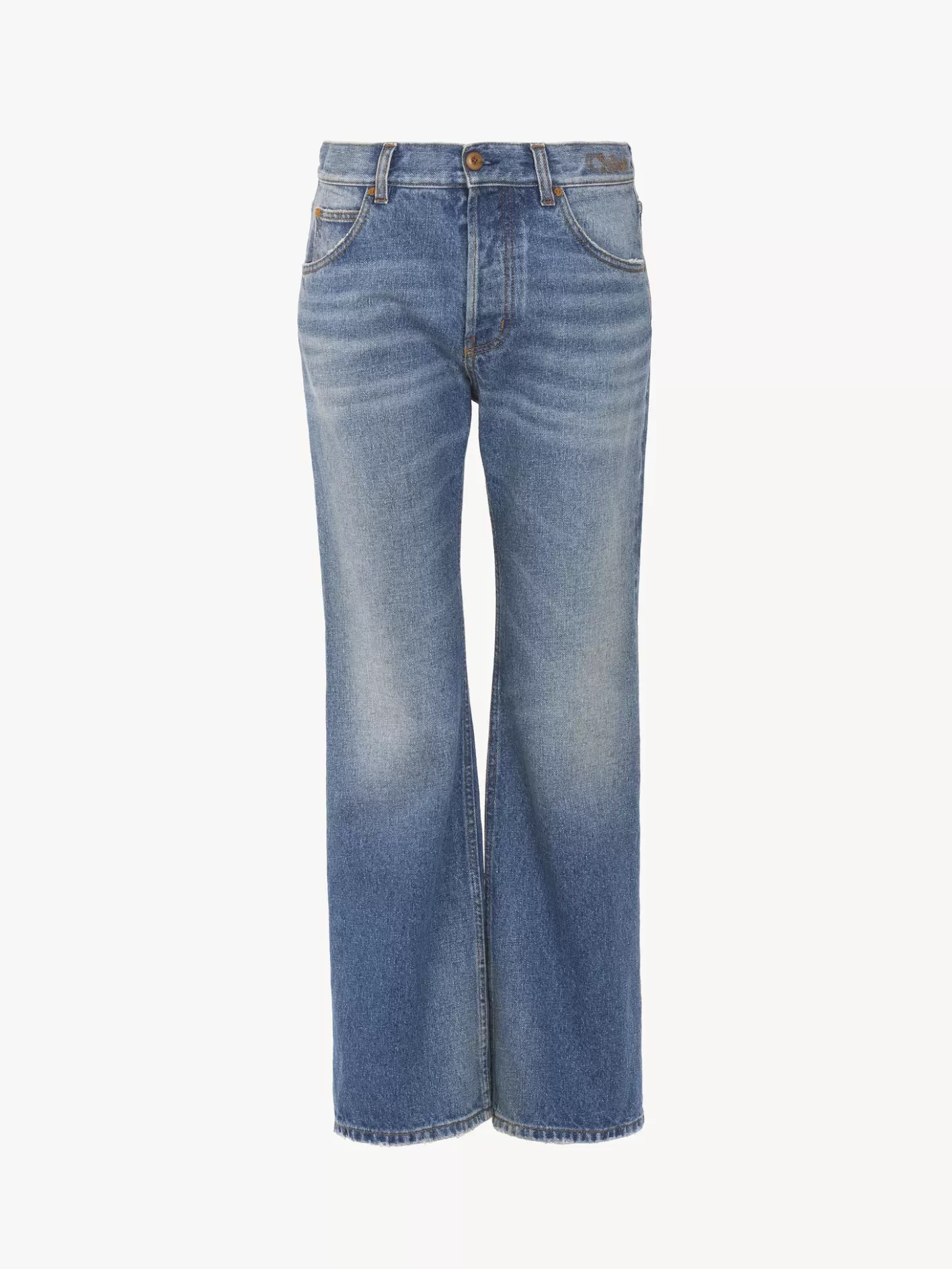 Hot Chloé Fuego Cropped Bootcut Jeans