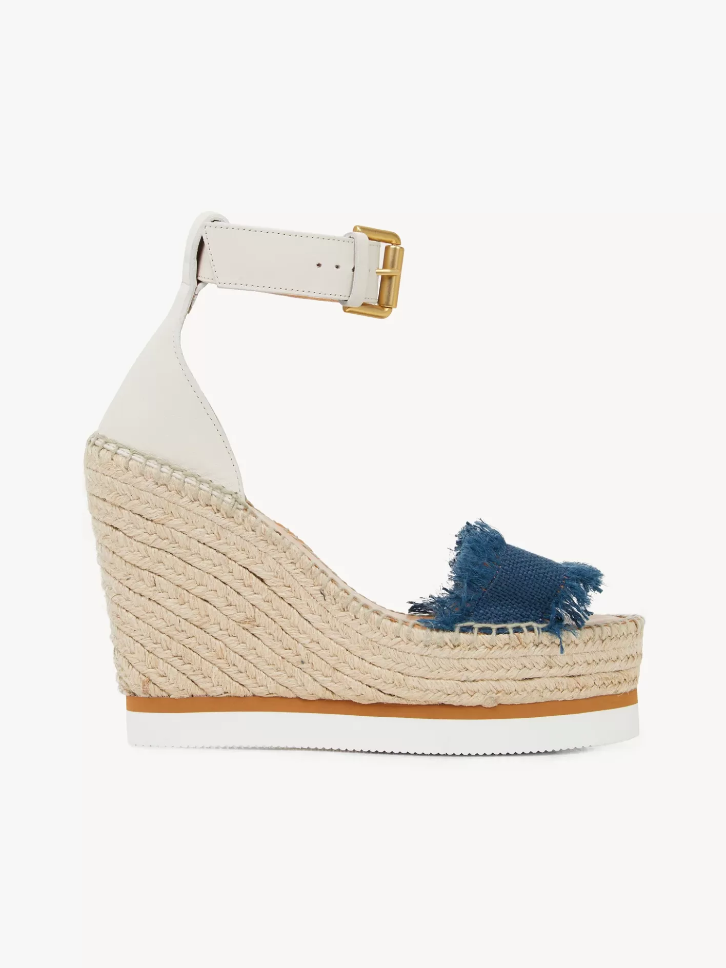 Clearance Chloé Glyn Fringed Wedge Espadrille