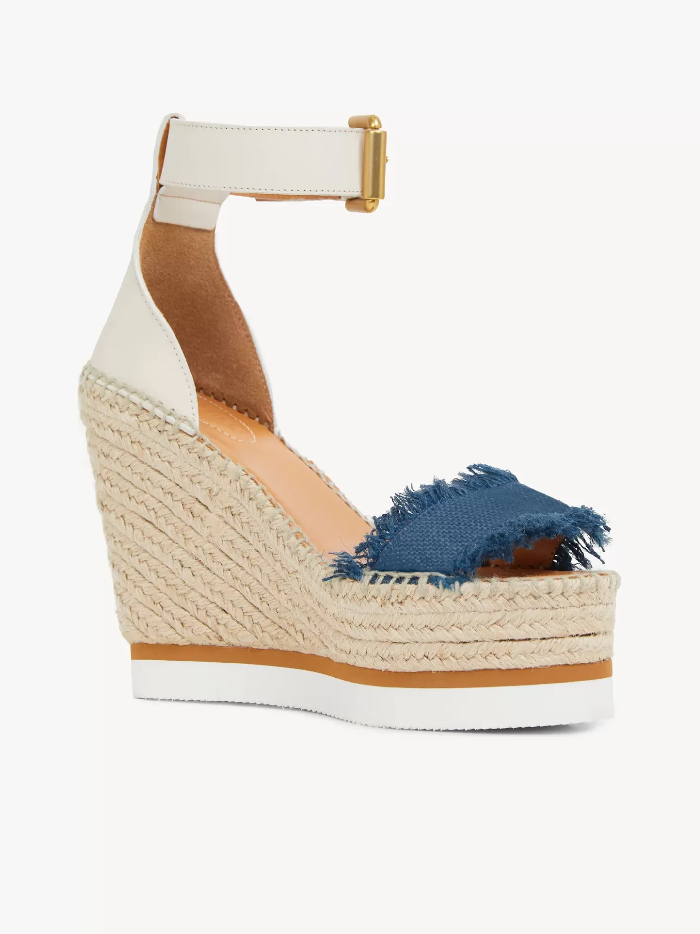 Clearance Chloé Glyn Fringed Wedge Espadrille