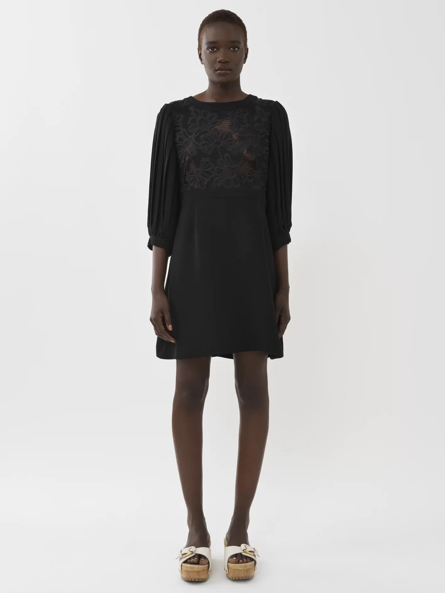 New Chloé Guipure Mini Dress