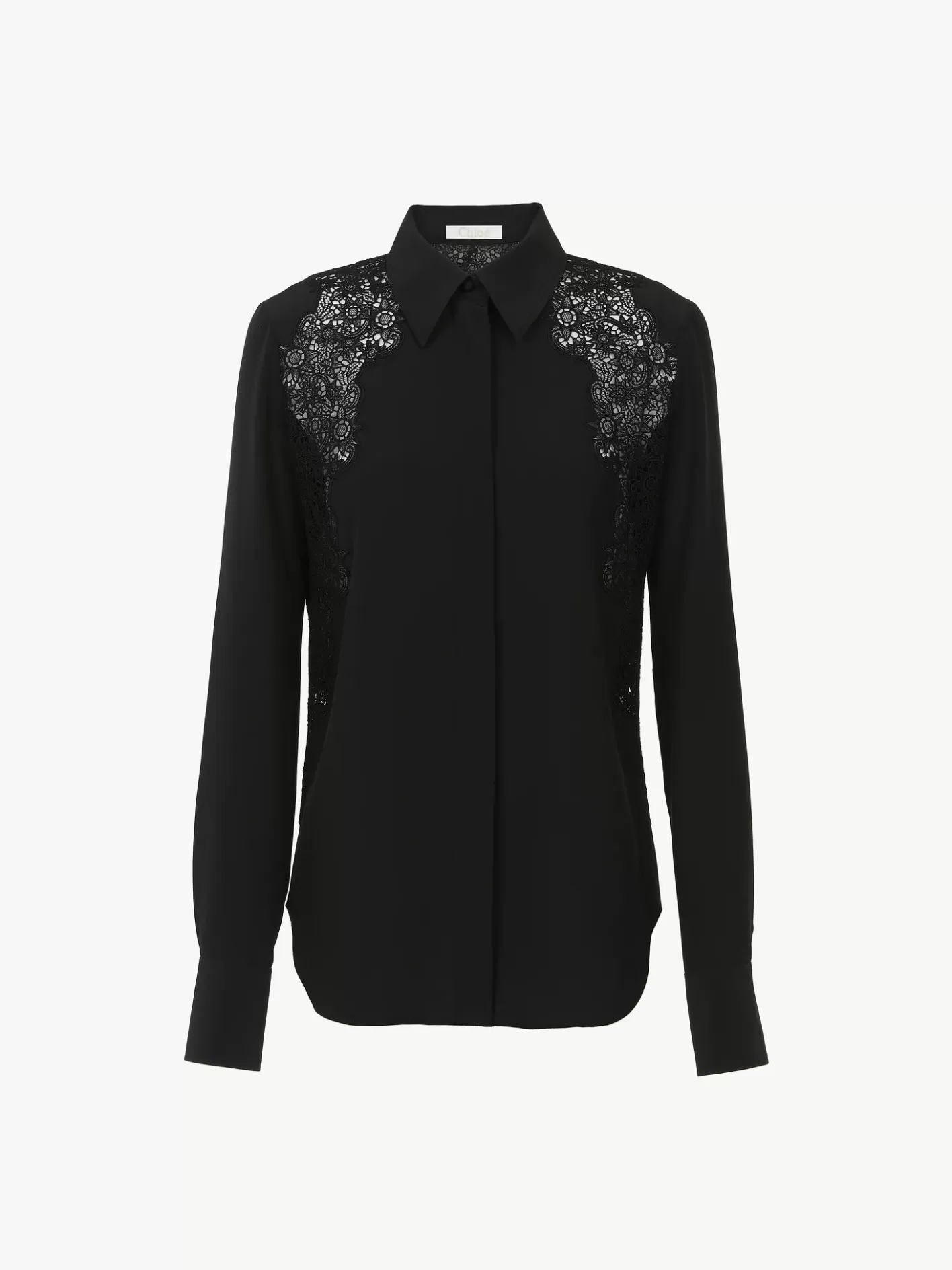 Sale Chloé Guipure-Detail Blouse