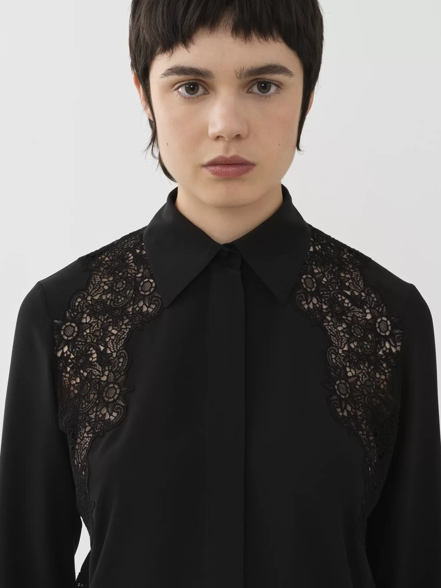 Sale Chloé Guipure-Detail Blouse