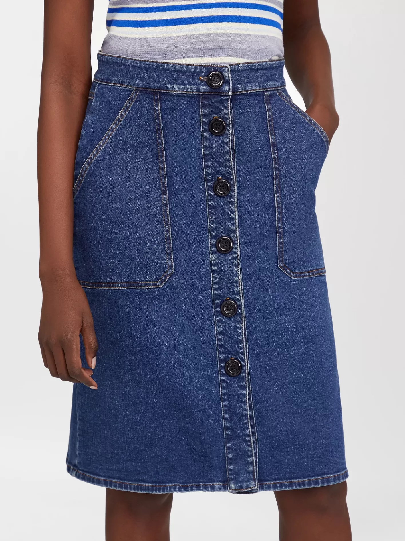 Cheap Chloé Knee-Length Denim Skirt