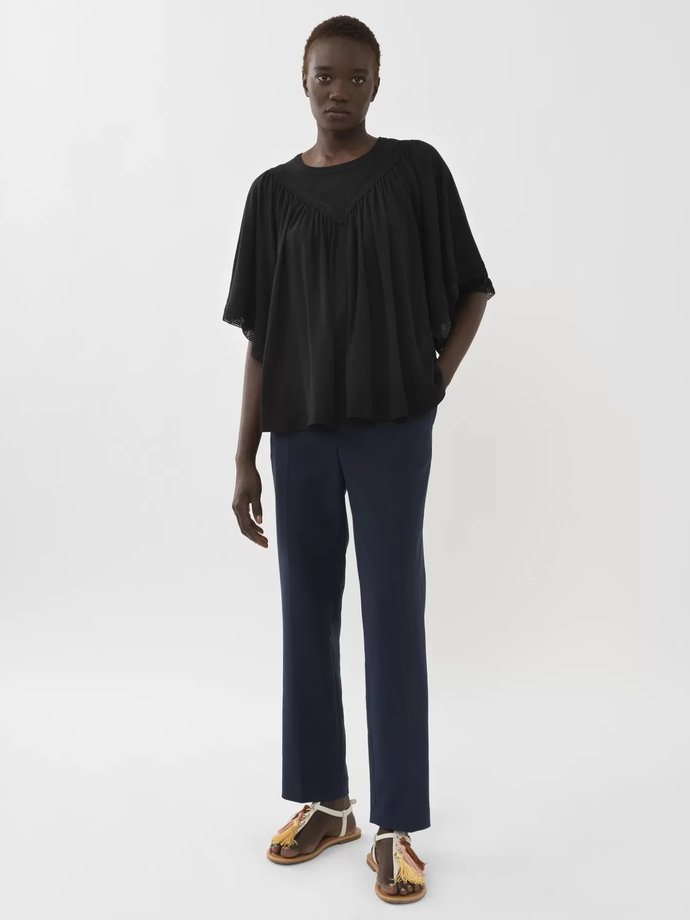 Cheap Chloé Lace Trimmed Top