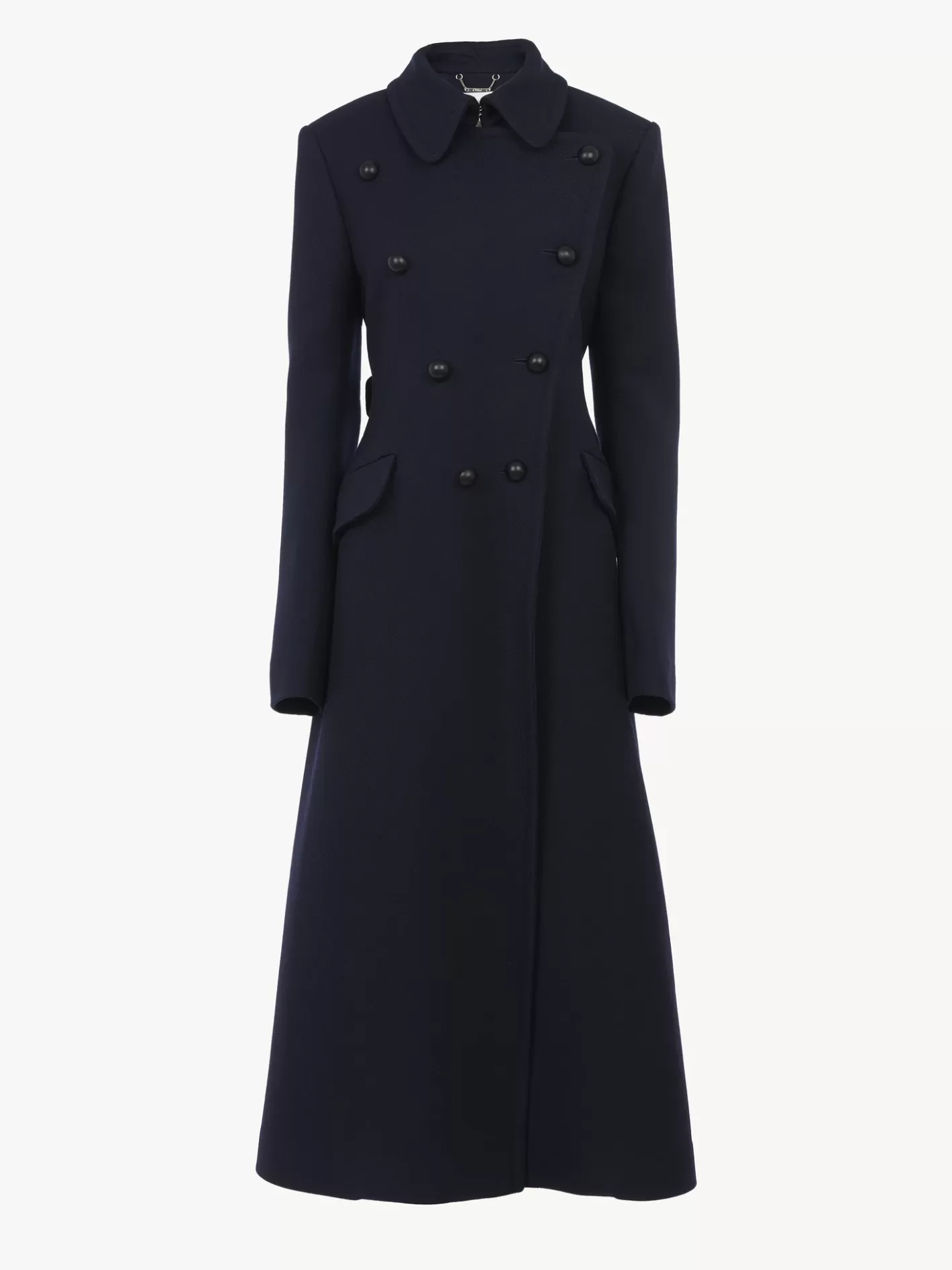 Shop Chloé Long Double-Breasted Coat