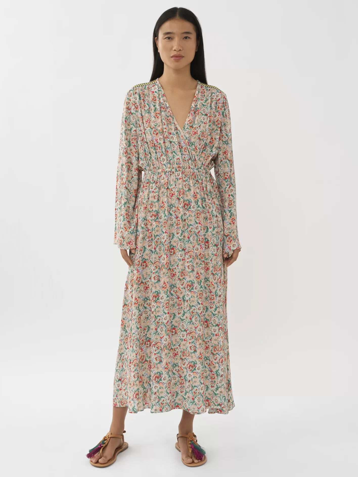 New Chloé Long Wrap Dress