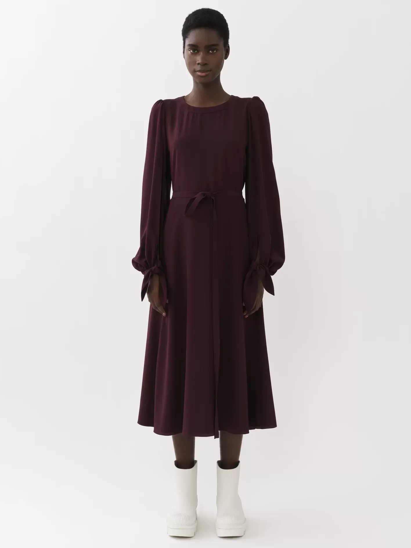 Sale Chloé Long-Sleeve Midi Dress