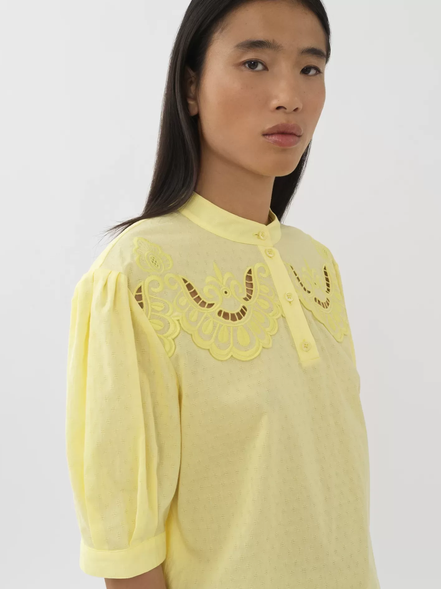 Cheap Chloé Mao Collar Top