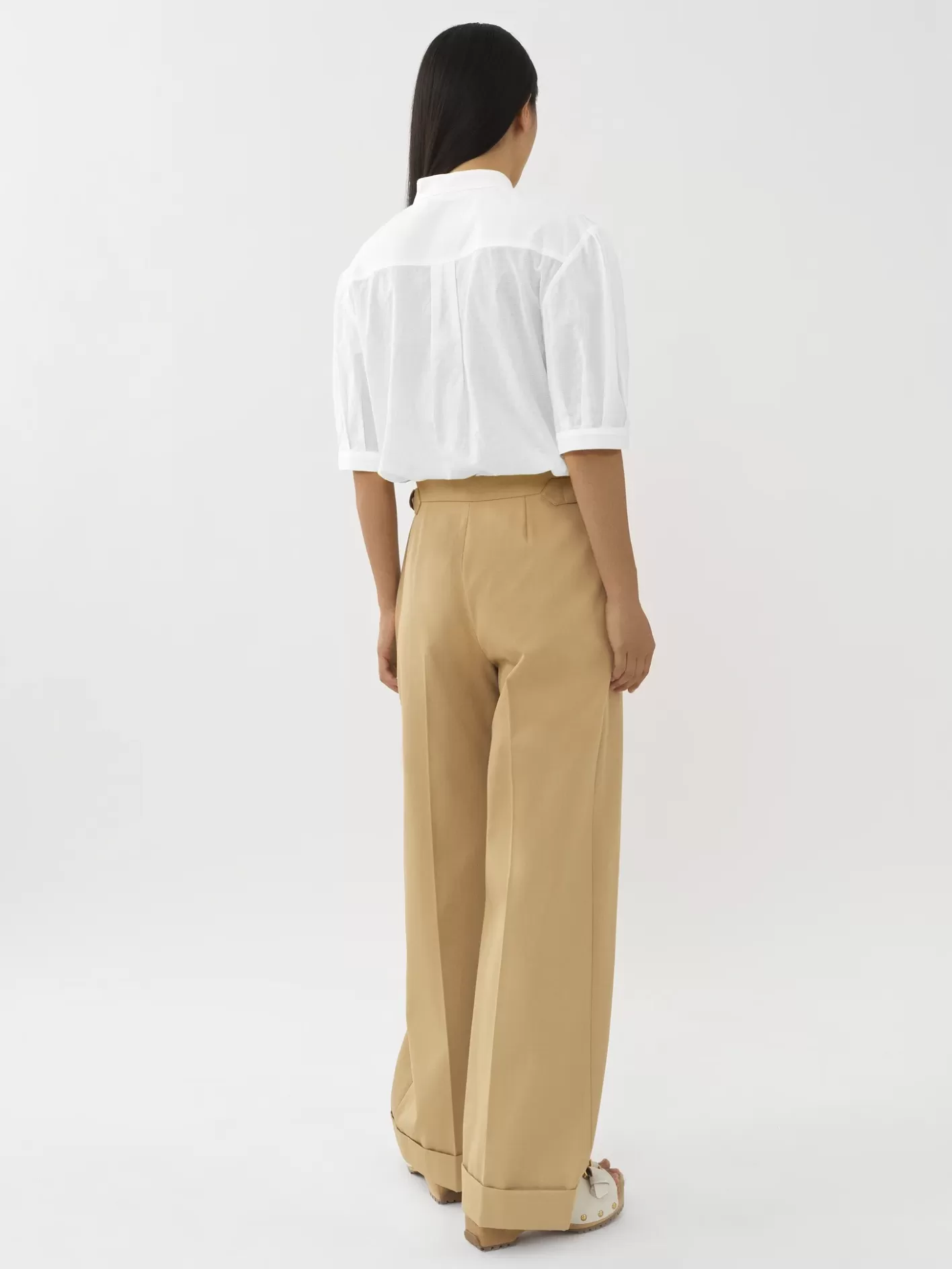 Shop Chloé Mao Collar Top