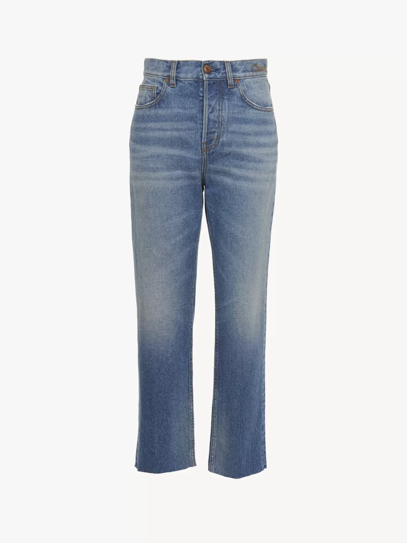 Shop Chloé Masaya Cropped Straight Jeans