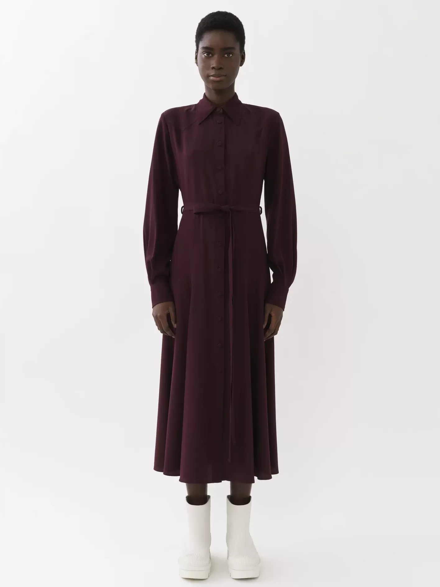 Hot Chloé Midi Shirt Dress