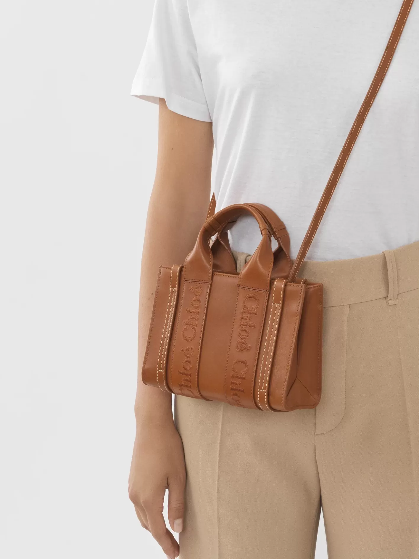 Best Sale Chloé Mini Woody Tote Bag