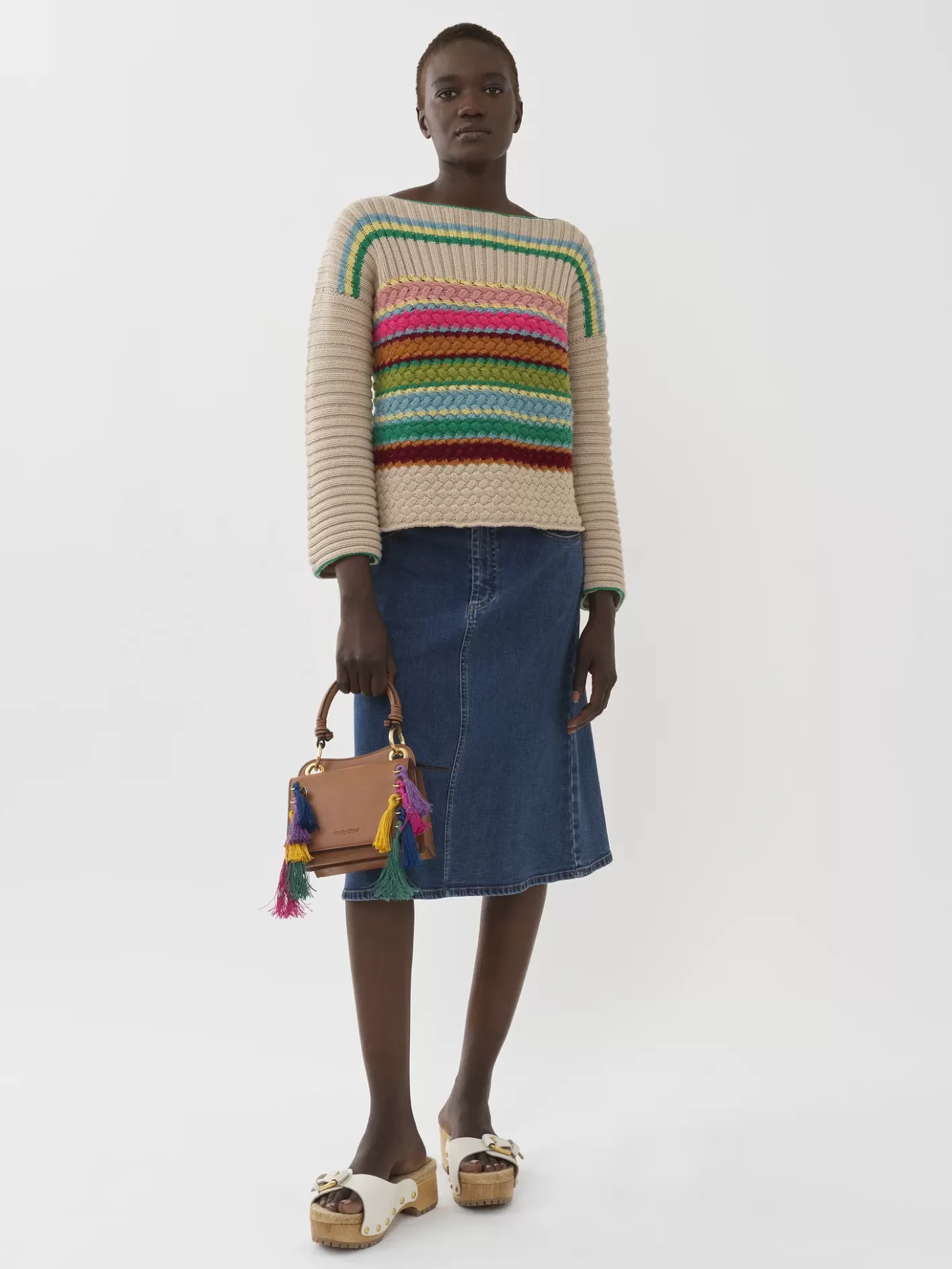 Best Chloé Multicolour Striped Sweater