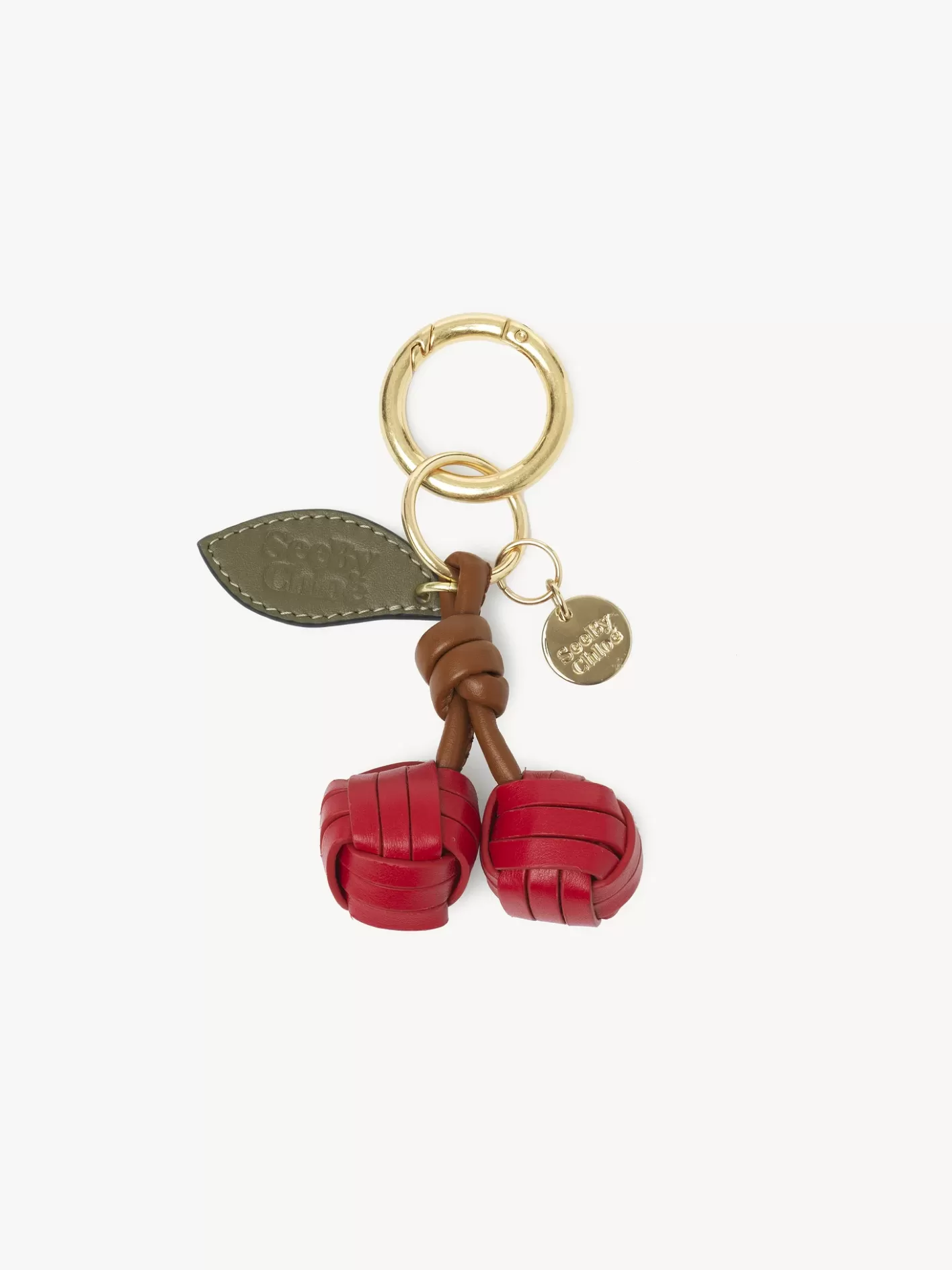 Hot Chloé My Sbc Cherry Woven Key Ring