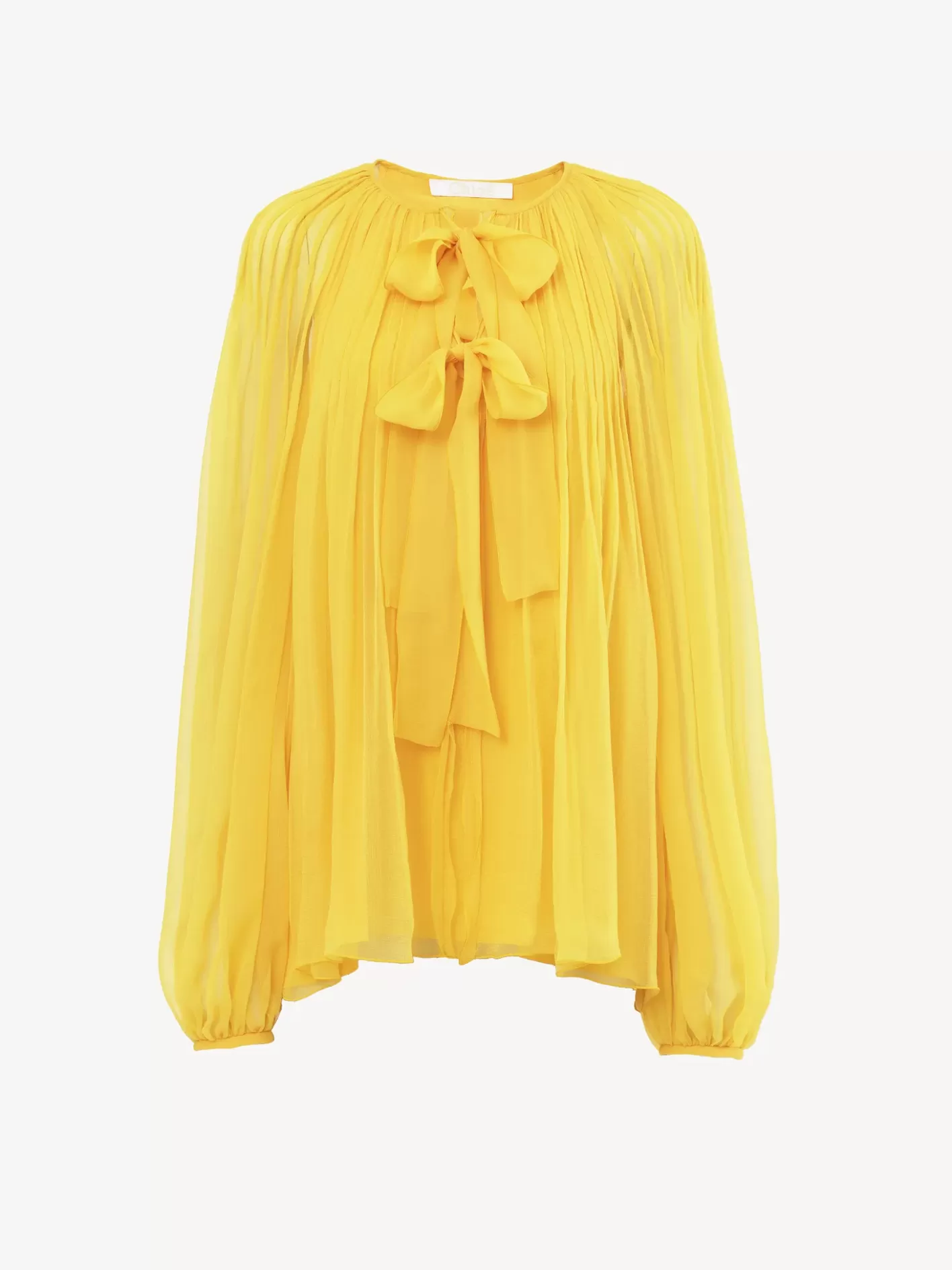 Shop Chloé Open-Neck Blouse