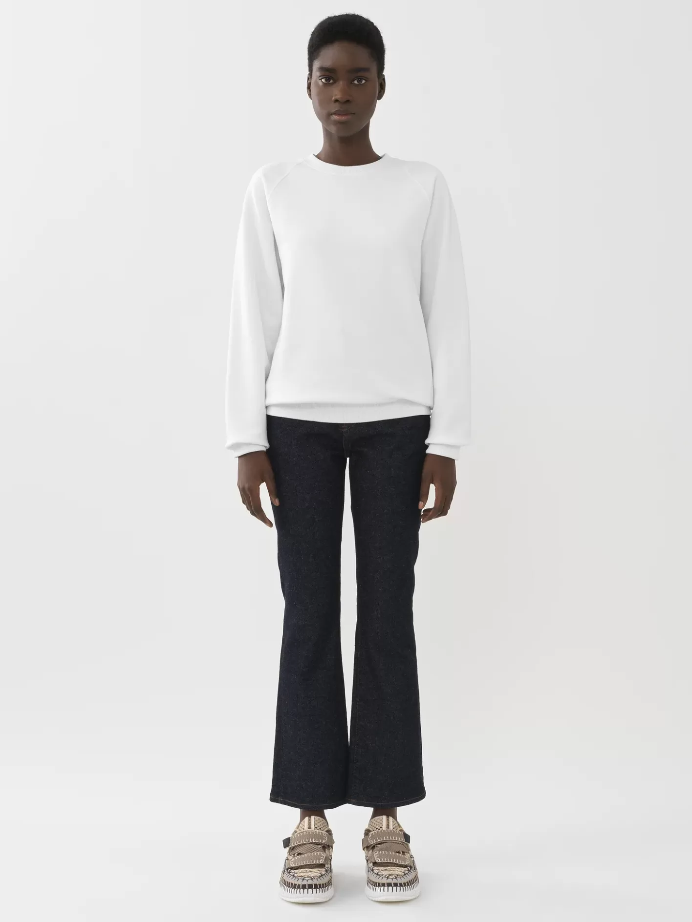 Store Chloé Pacaya Cropped Bootcut Jeans