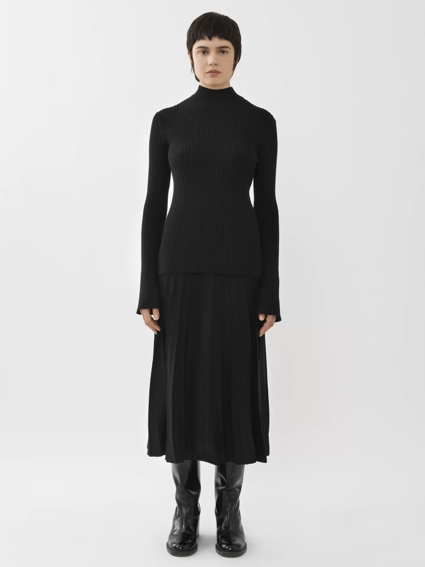 Discount Chloé Pleated Midi Skirt