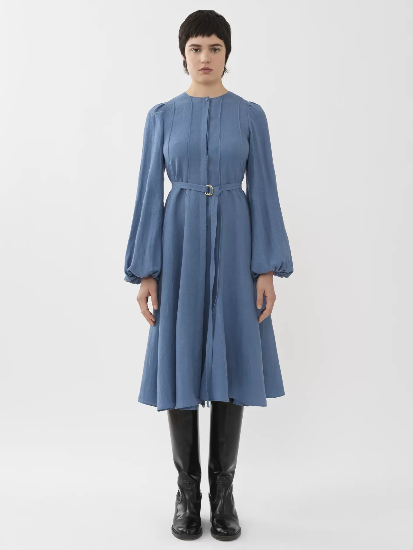 Outlet Chloé Pleated Mid-Length Dress