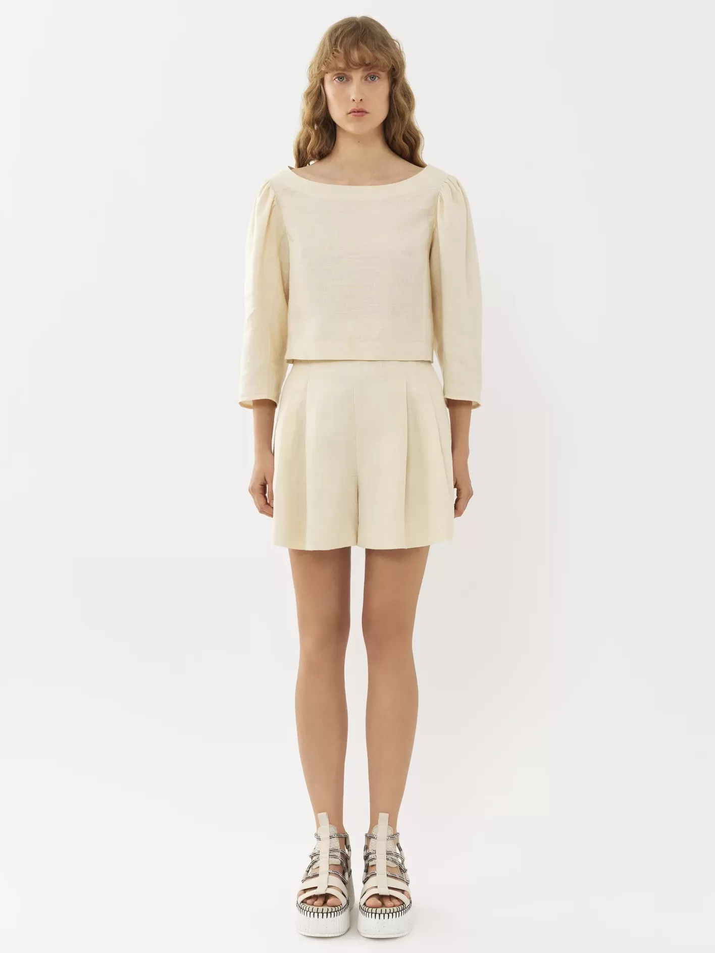 Store Chloé Pleated Shorts