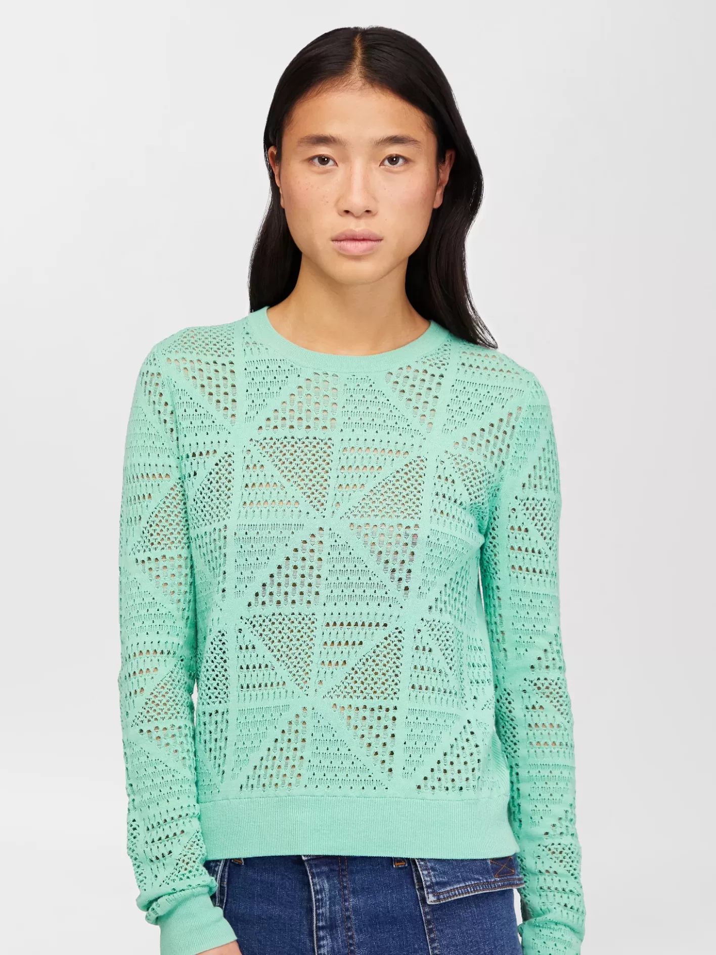 Cheap Chloé Pointelle Stitch Sweater