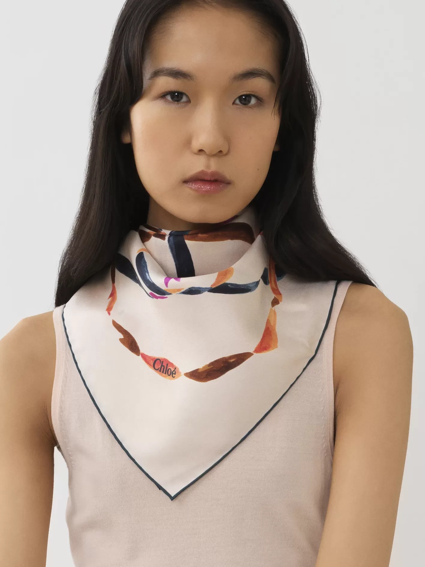 New Chloé Printed Scarf