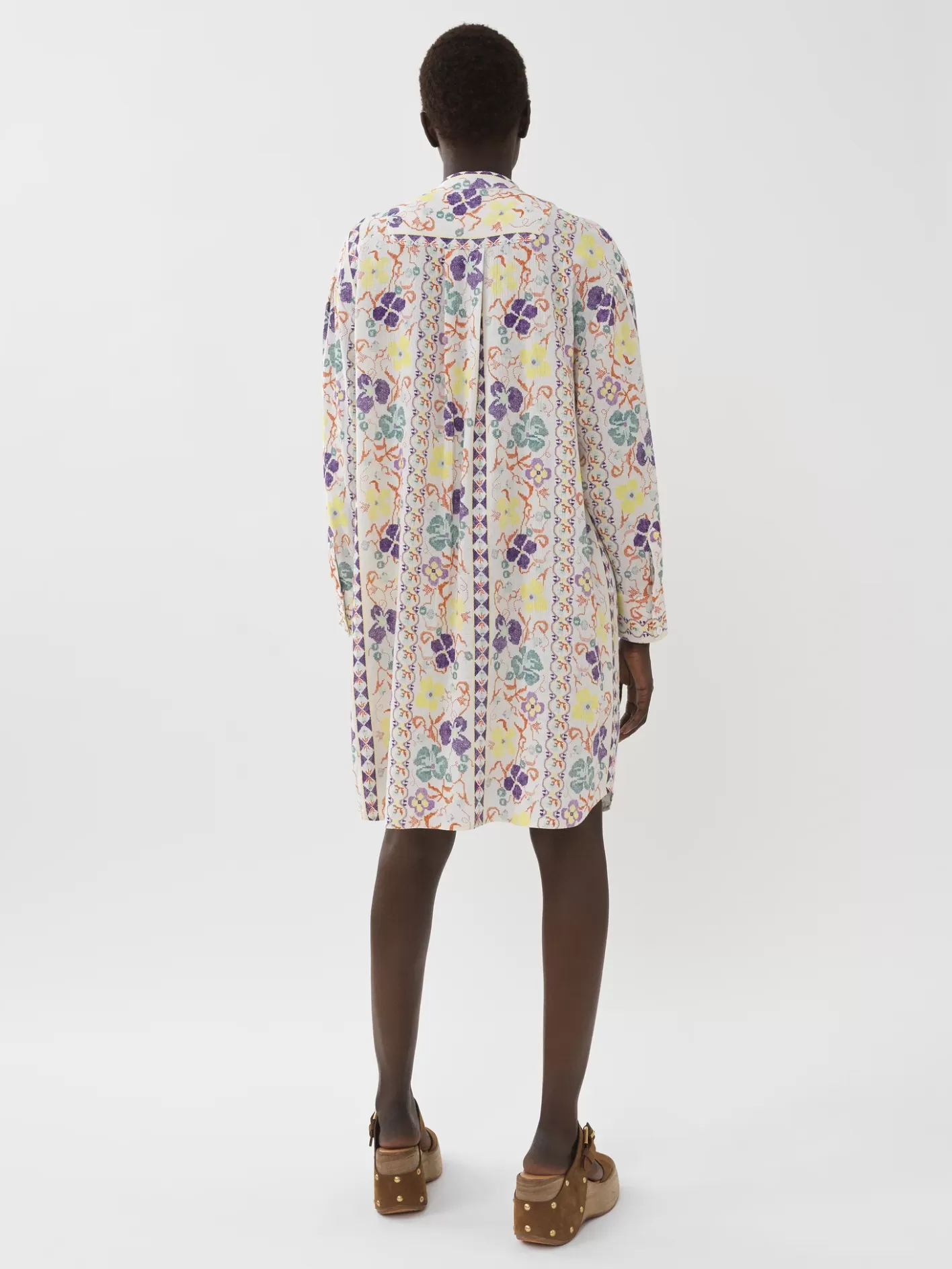 New Chloé Printed Shirt Dress