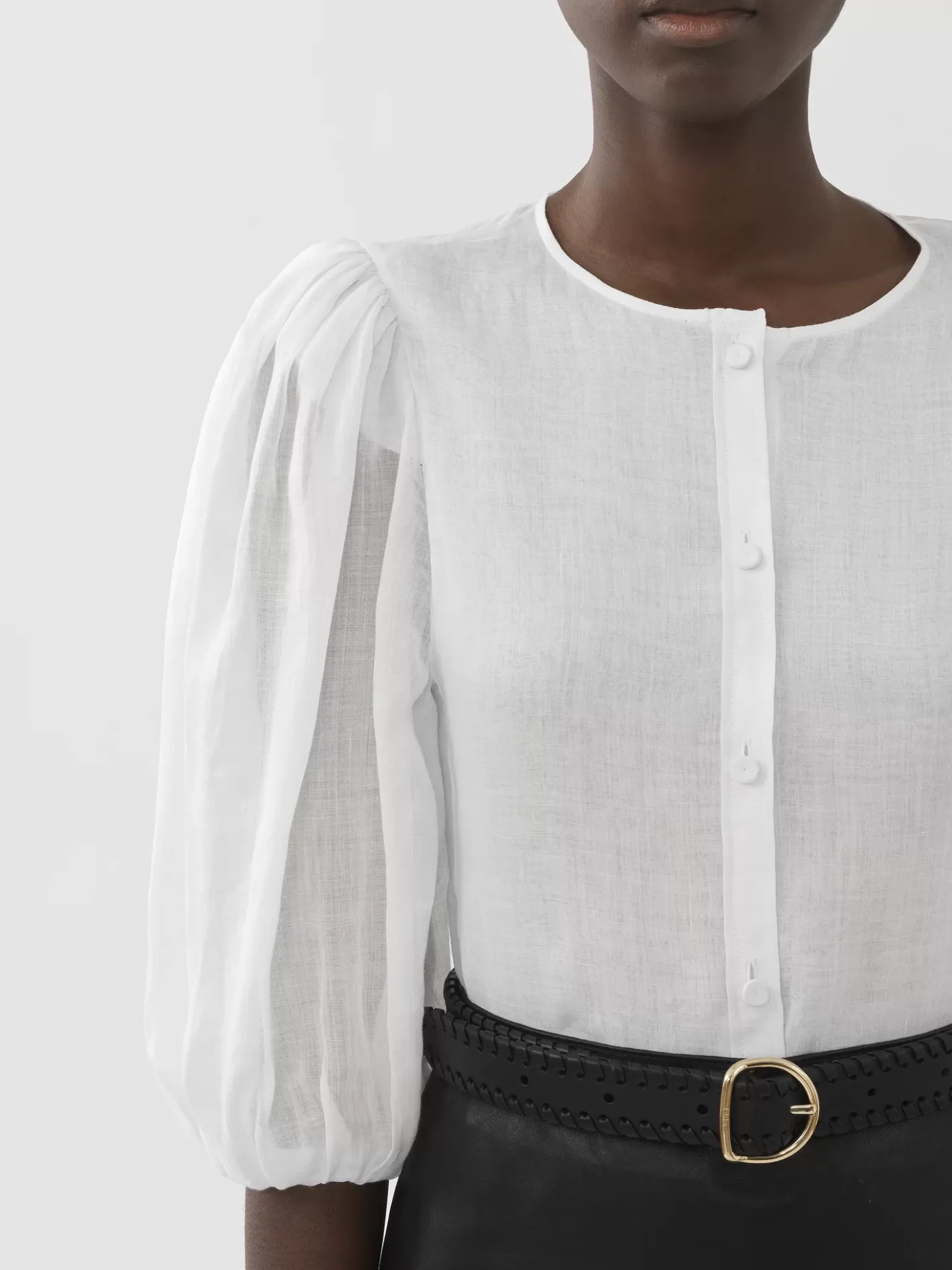 Outlet Chloé Puff-Sleeve Blouse