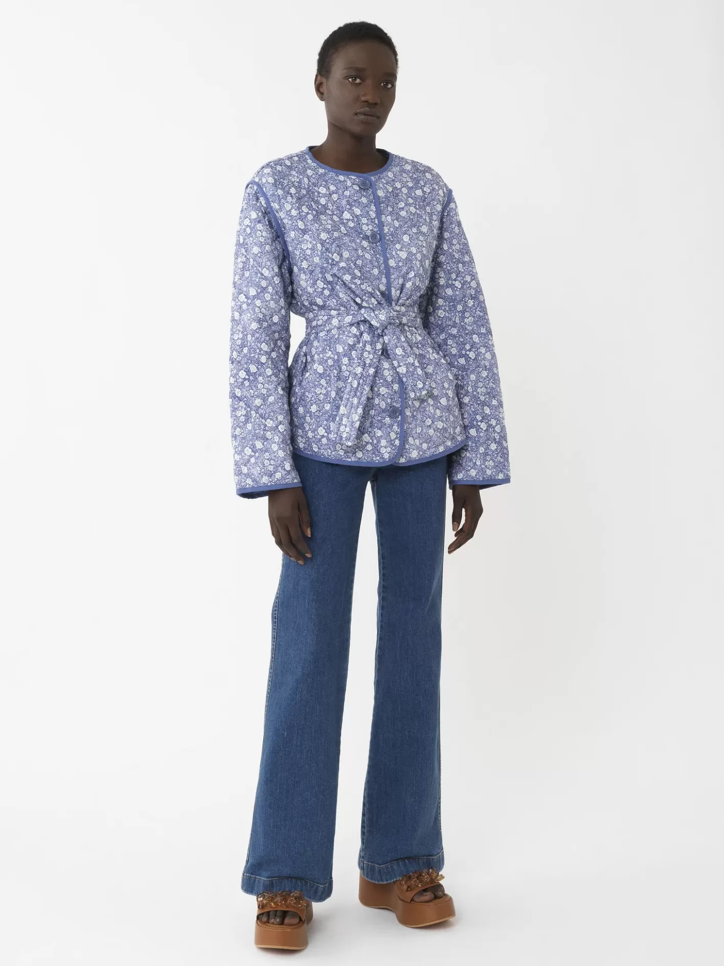 Online Chloé Quilted Printed Jacket