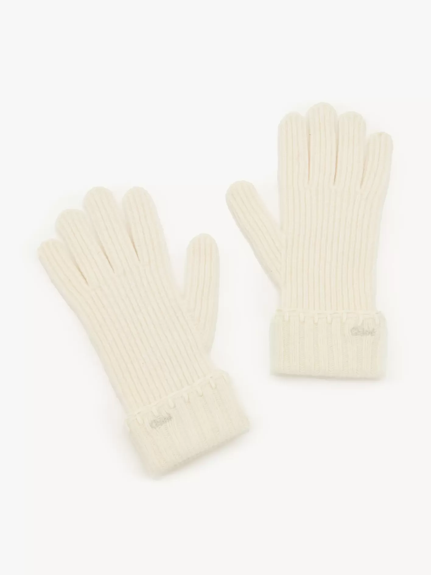 Discount Chloé Ribbed Knit Gloves