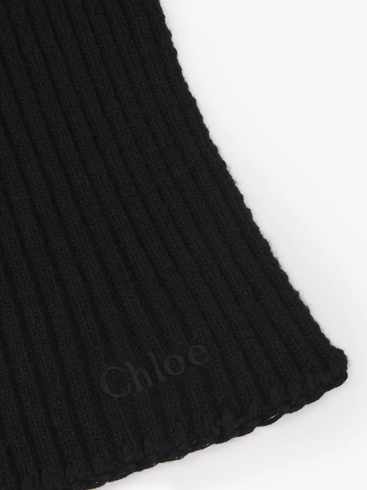 Flash Sale Chloé Ribbed Knit Scarf